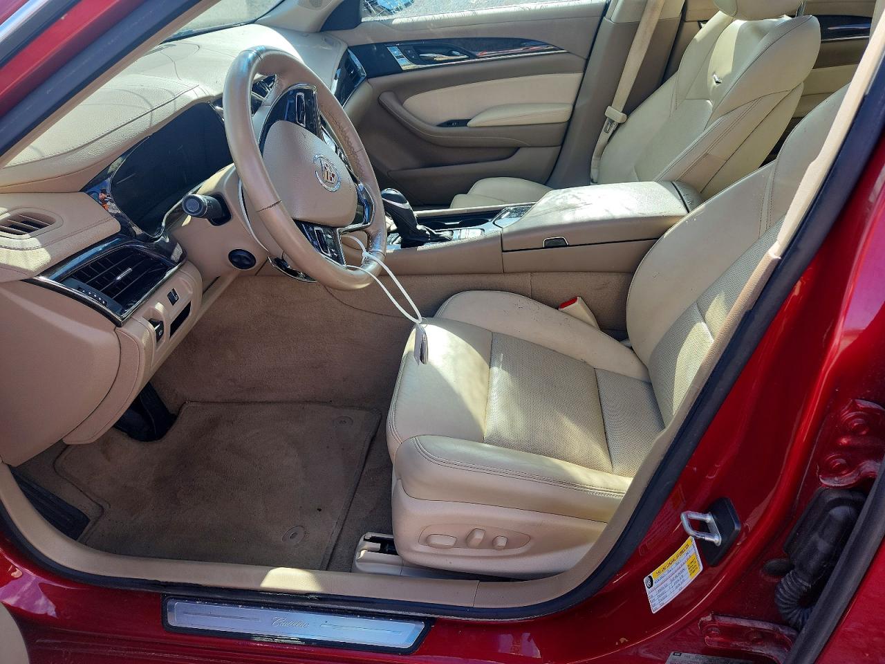 2014 Cadillac Cts Luxury Collection Red vin: 1G6AX5SX2E0144585