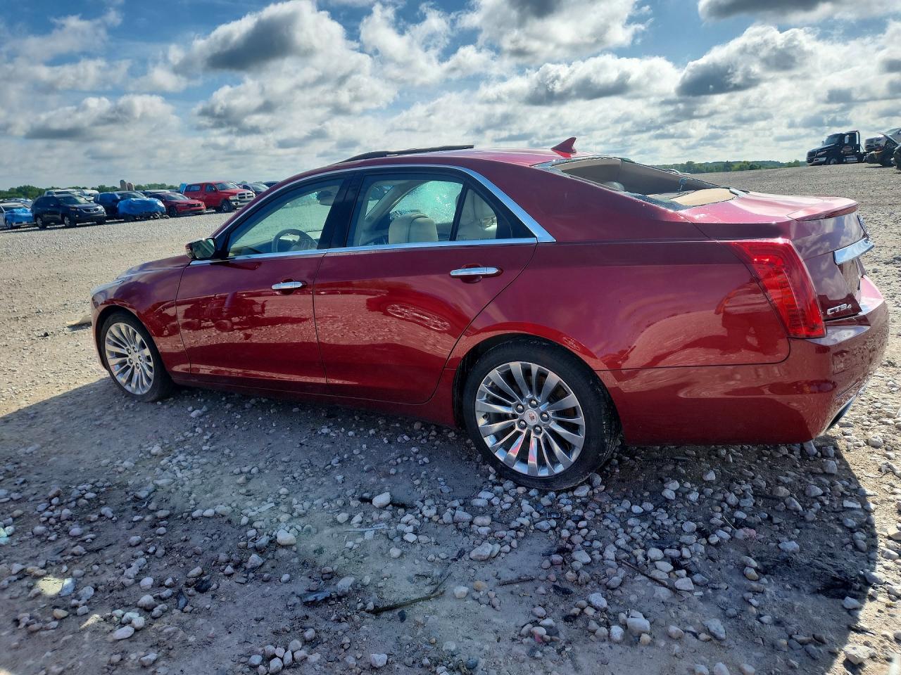 2014 Cadillac Cts Luxury Collection Red vin: 1G6AX5SX2E0144585