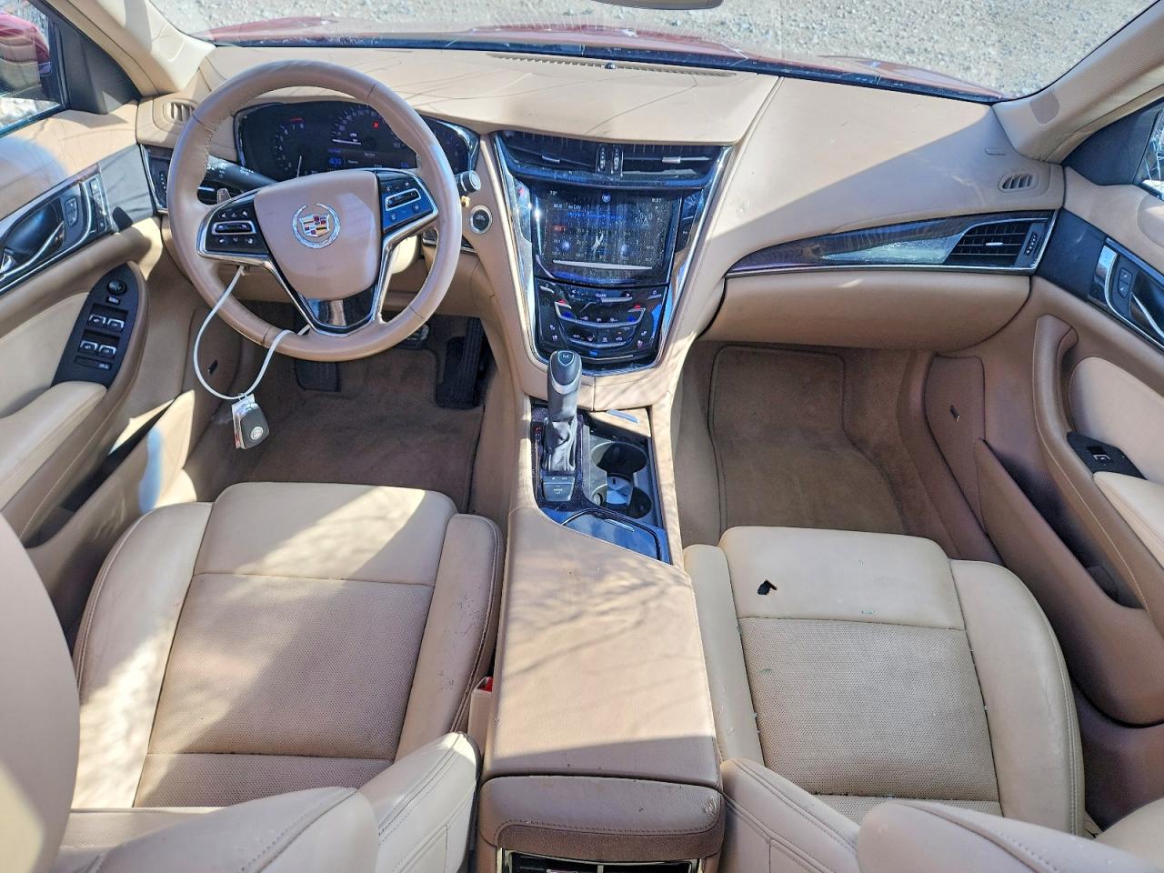 2014 Cadillac Cts Luxury Collection Red vin: 1G6AX5SX2E0144585