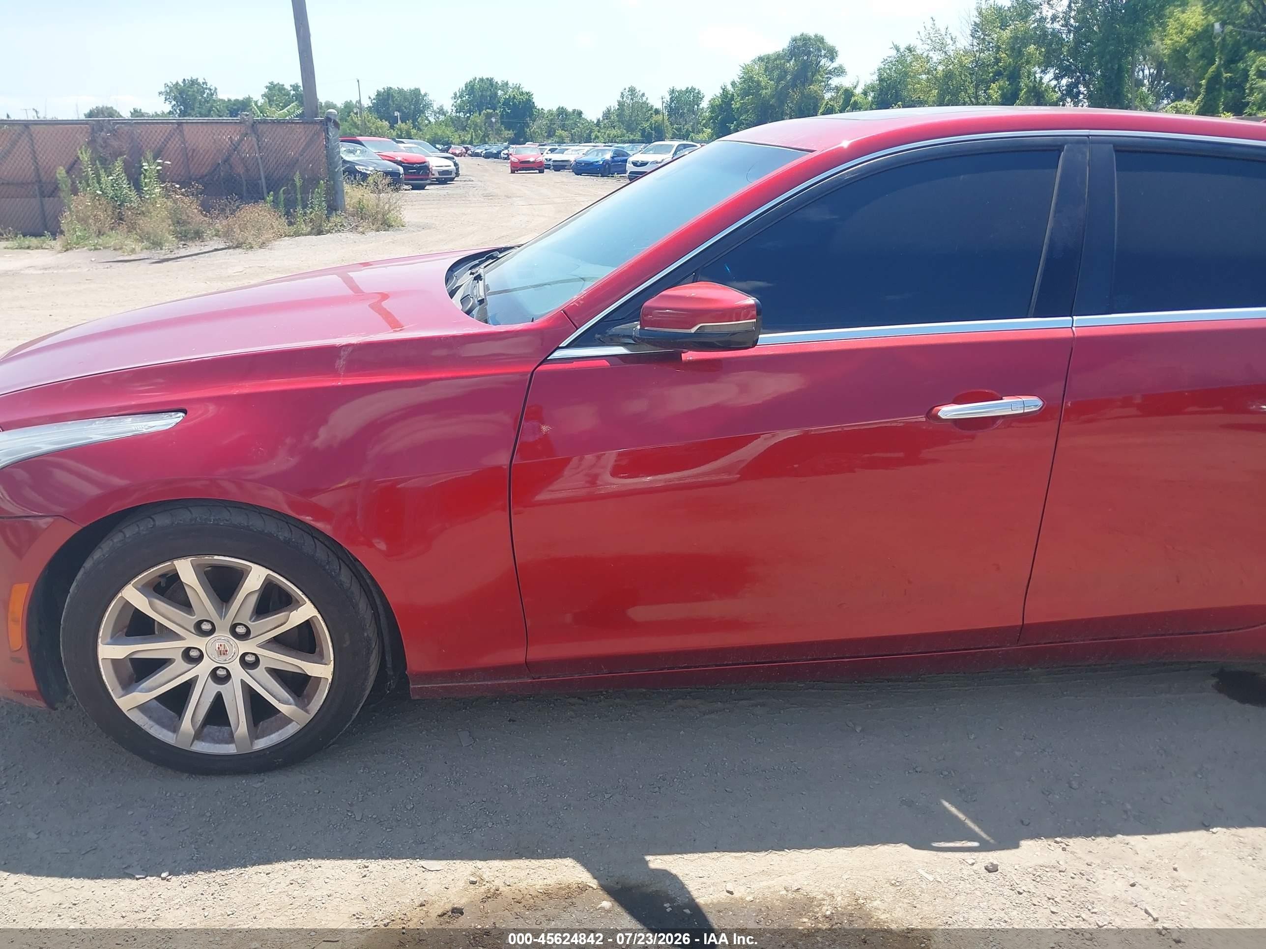 2014 Cadillac Cts Luxury Red vin: 1G6AX5SX2E0155523