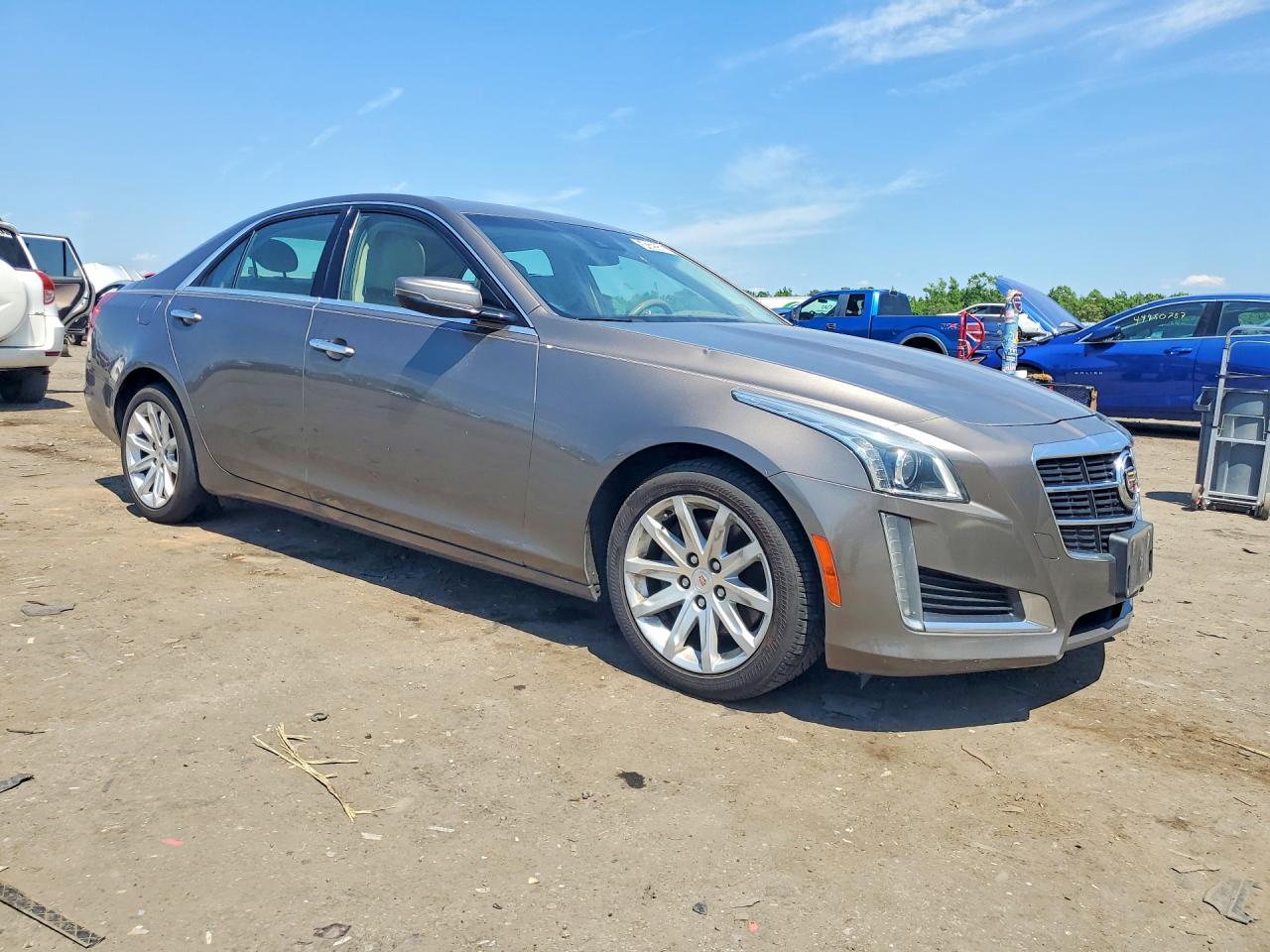 2014 Cadillac Cts Luxury Collection Gray vin: 1G6AX5SX2E0166716