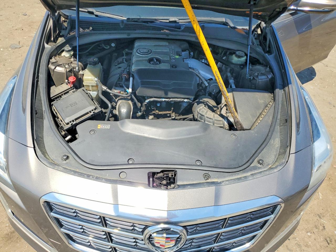 2014 Cadillac Cts Luxury Collection Gray vin: 1G6AX5SX2E0166716