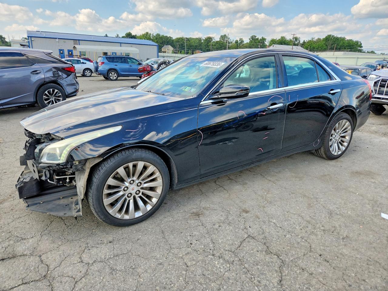 2014 Cadillac Cts Luxury Collection Black vin: 1G6AX5SX2E0171558