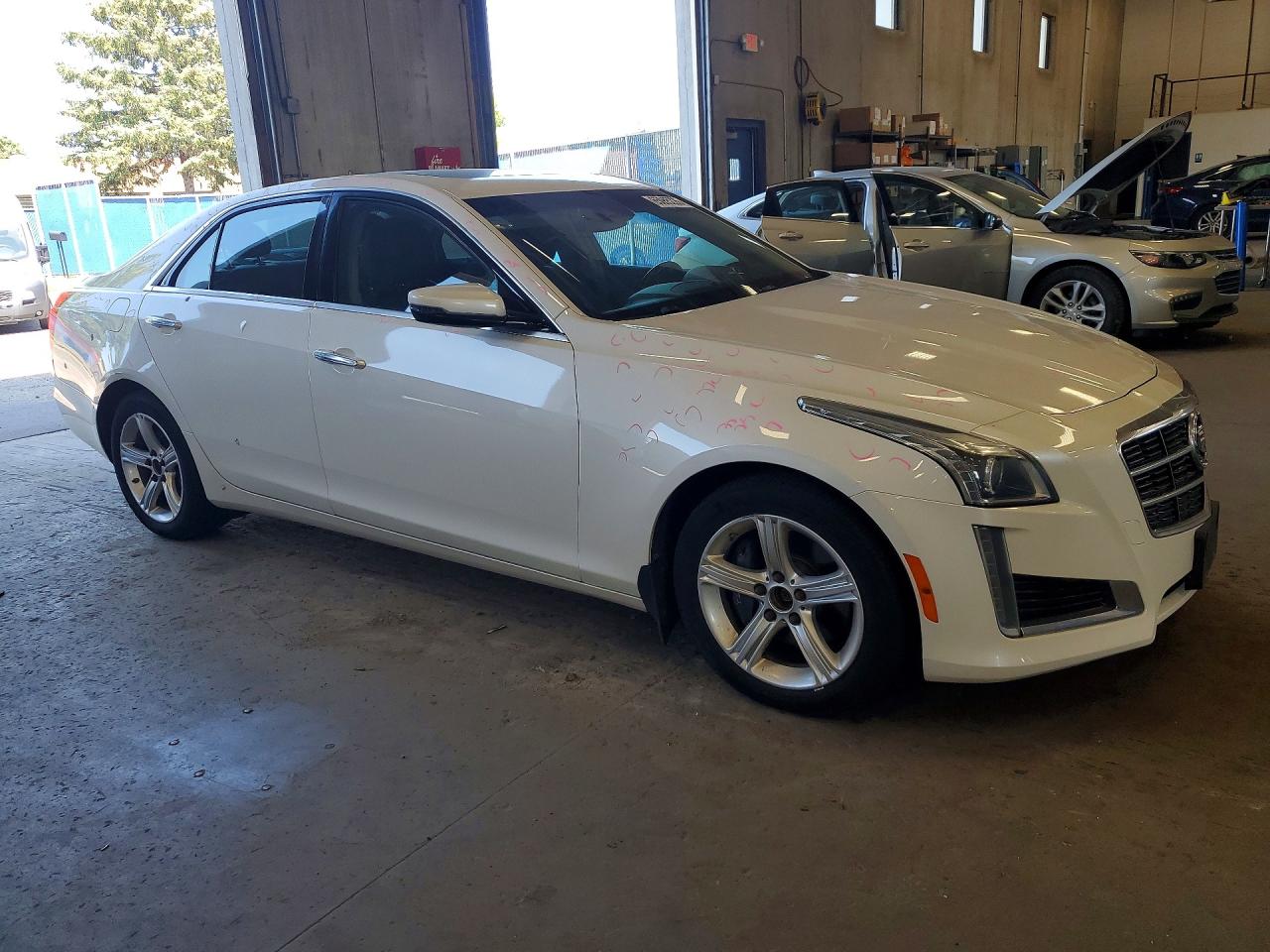 2014 Cadillac Cts Luxury Collection White vin: 1G6AX5SX2E0187338