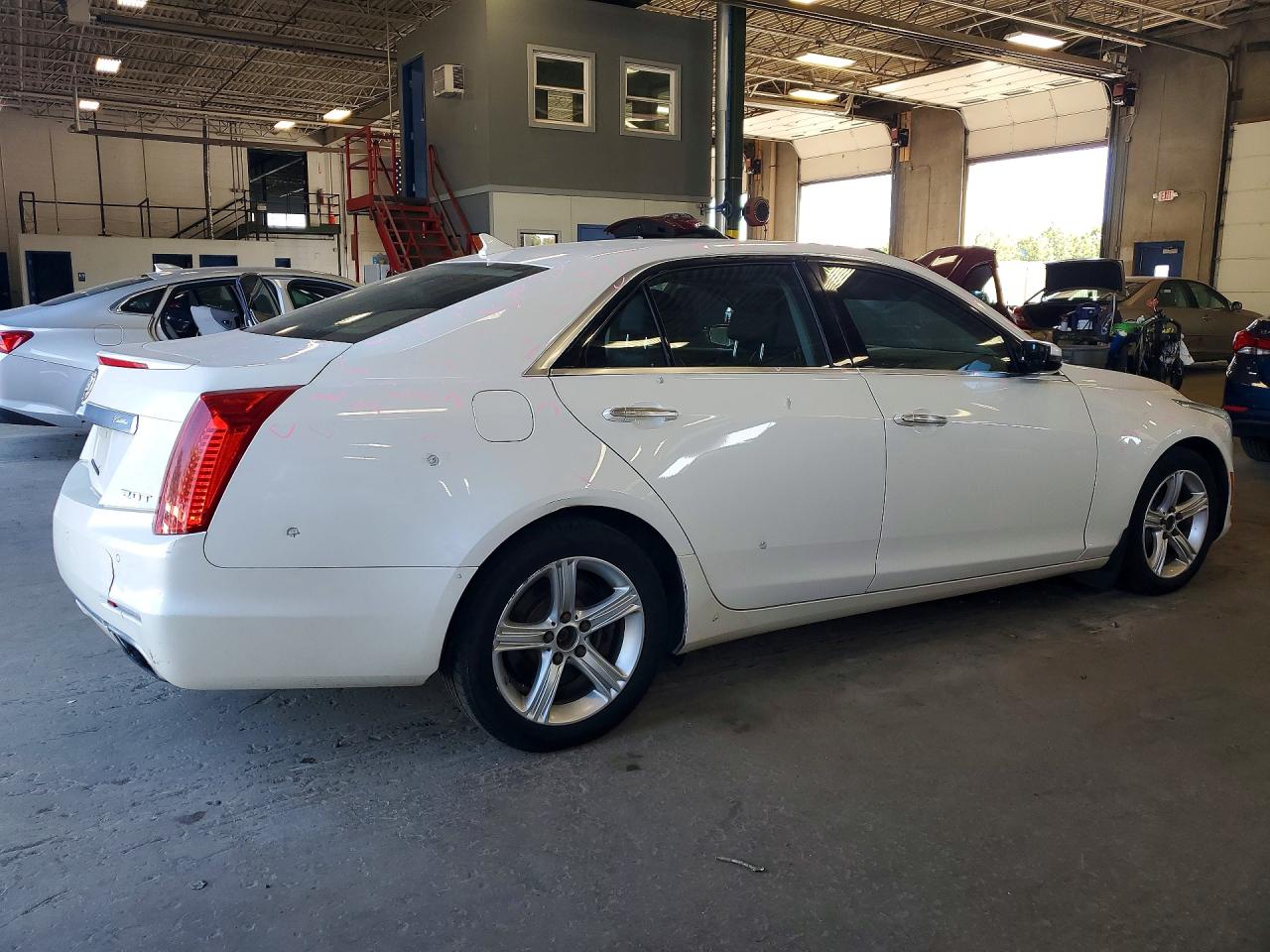 2014 Cadillac Cts Luxury Collection White vin: 1G6AX5SX2E0187338