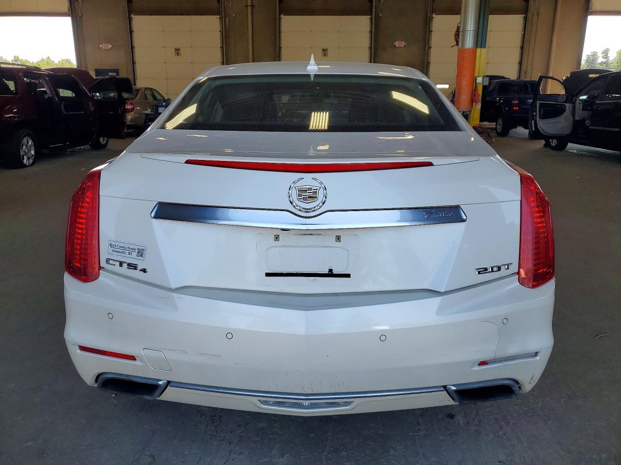 2014 Cadillac Cts Luxury Collection White vin: 1G6AX5SX2E0187338