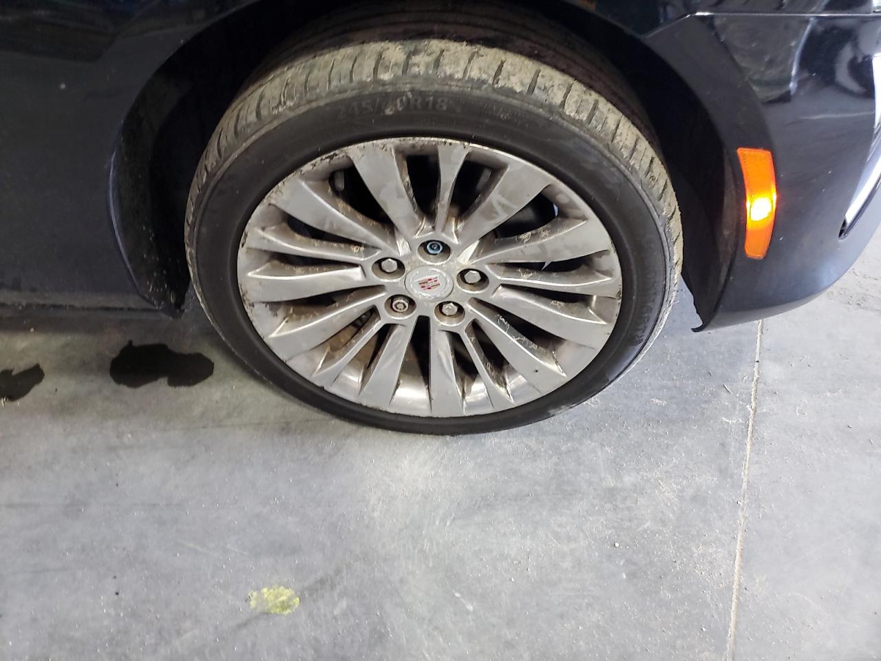 2014 Cadillac Cts Luxury Collection Black vin: 1G6AX5SX4E0171075 Damage: Right Front Wheel, Curb Rash, > 12 Inches