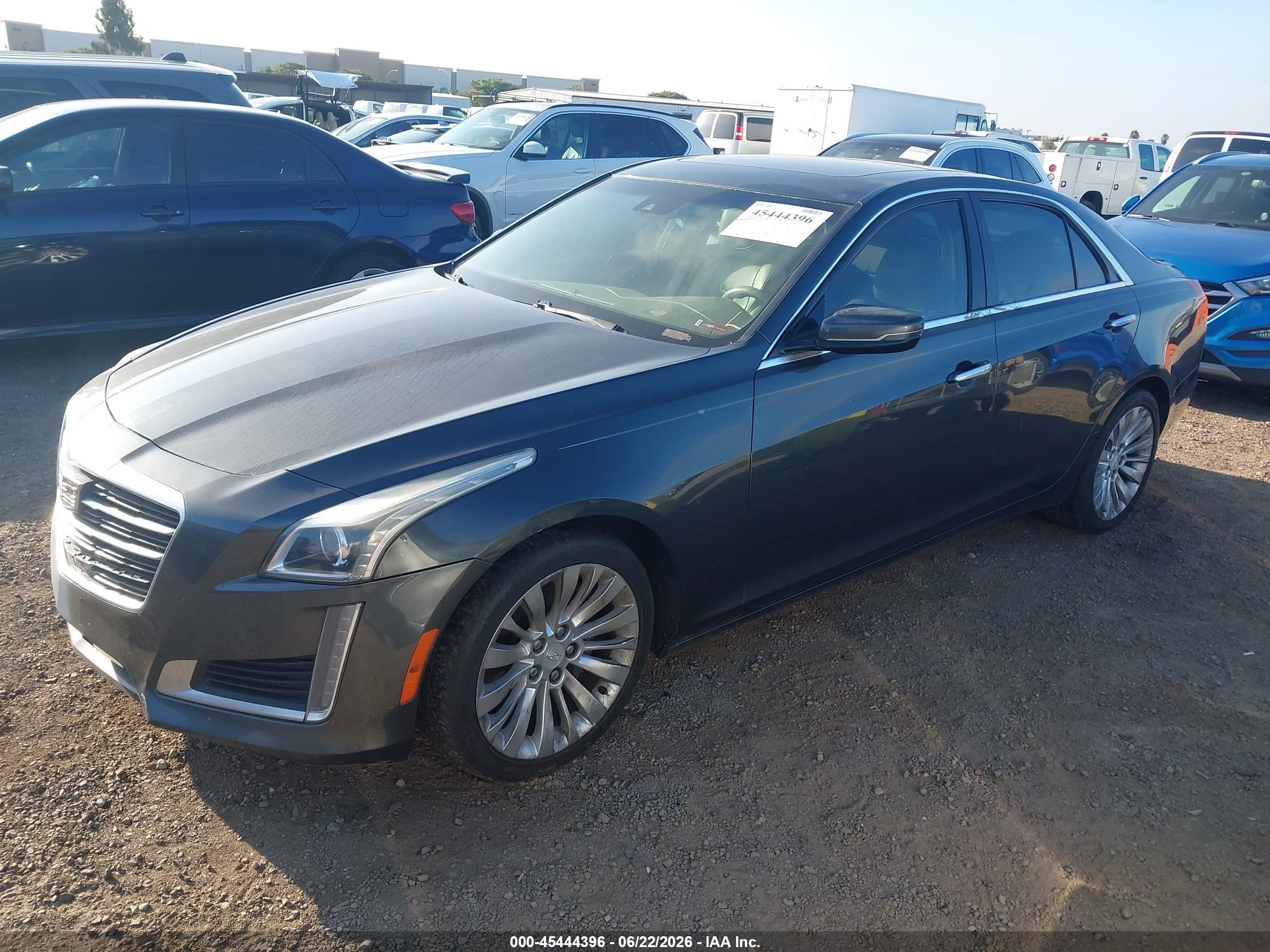 2015 Cadillac Cts Luxury Gray vin: 1G6AX5SX4F0134898