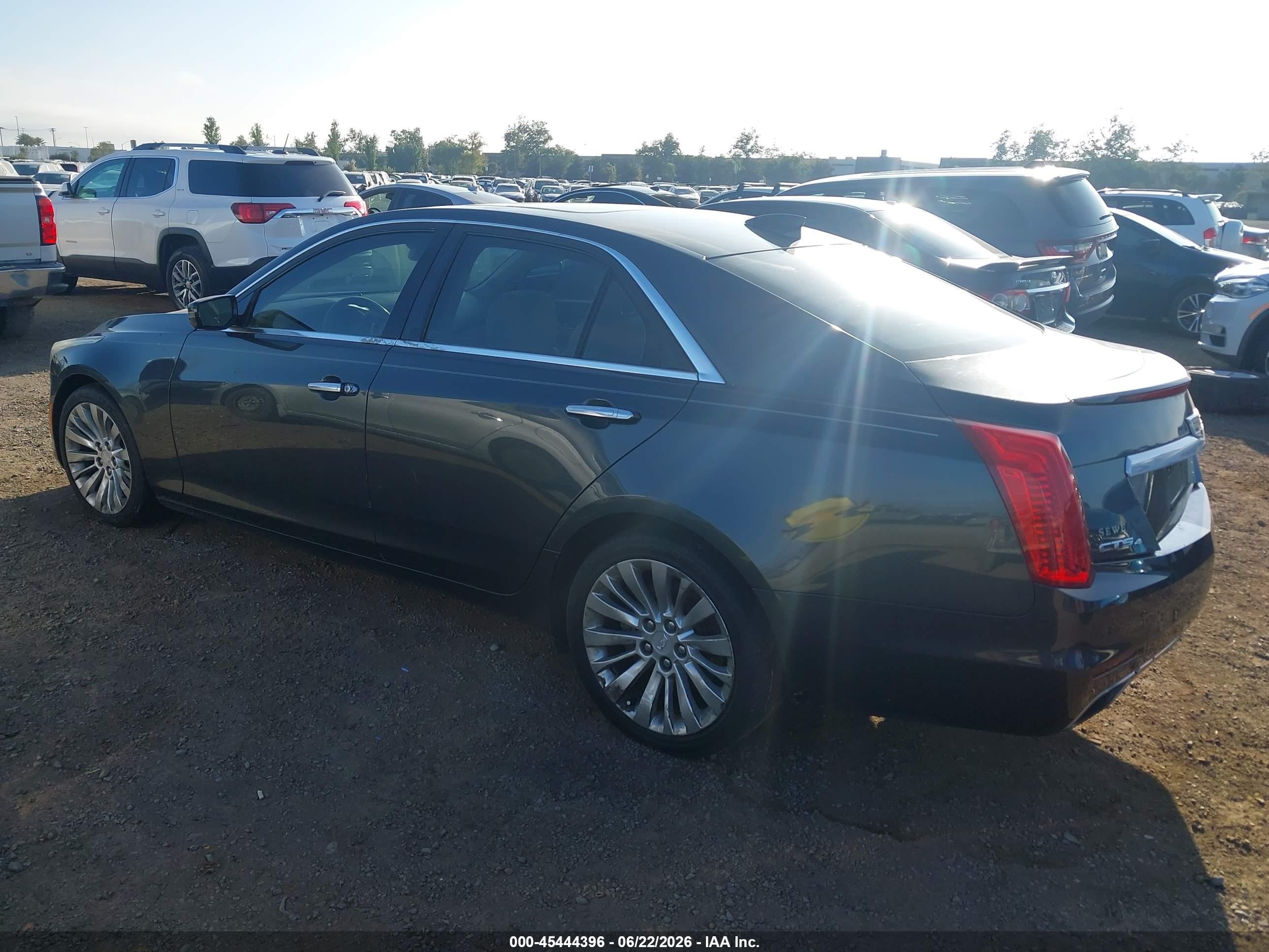 2015 Cadillac Cts Luxury Gray vin: 1G6AX5SX4F0134898