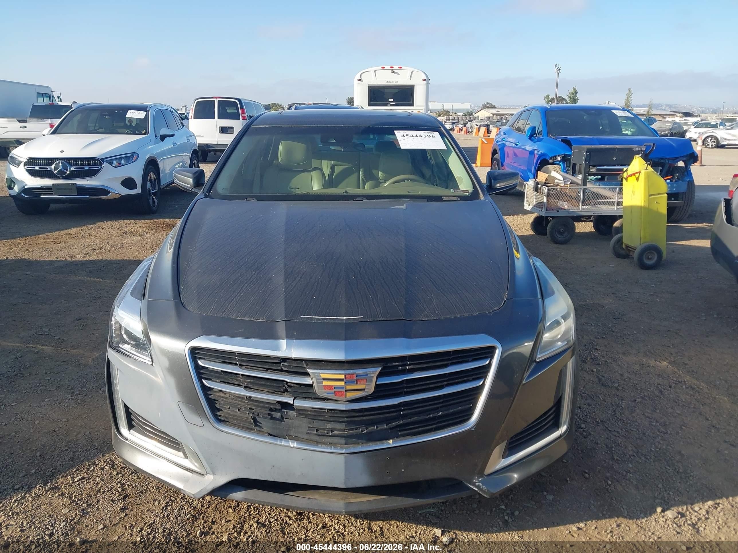 2015 Cadillac Cts Luxury Gray vin: 1G6AX5SX4F0134898