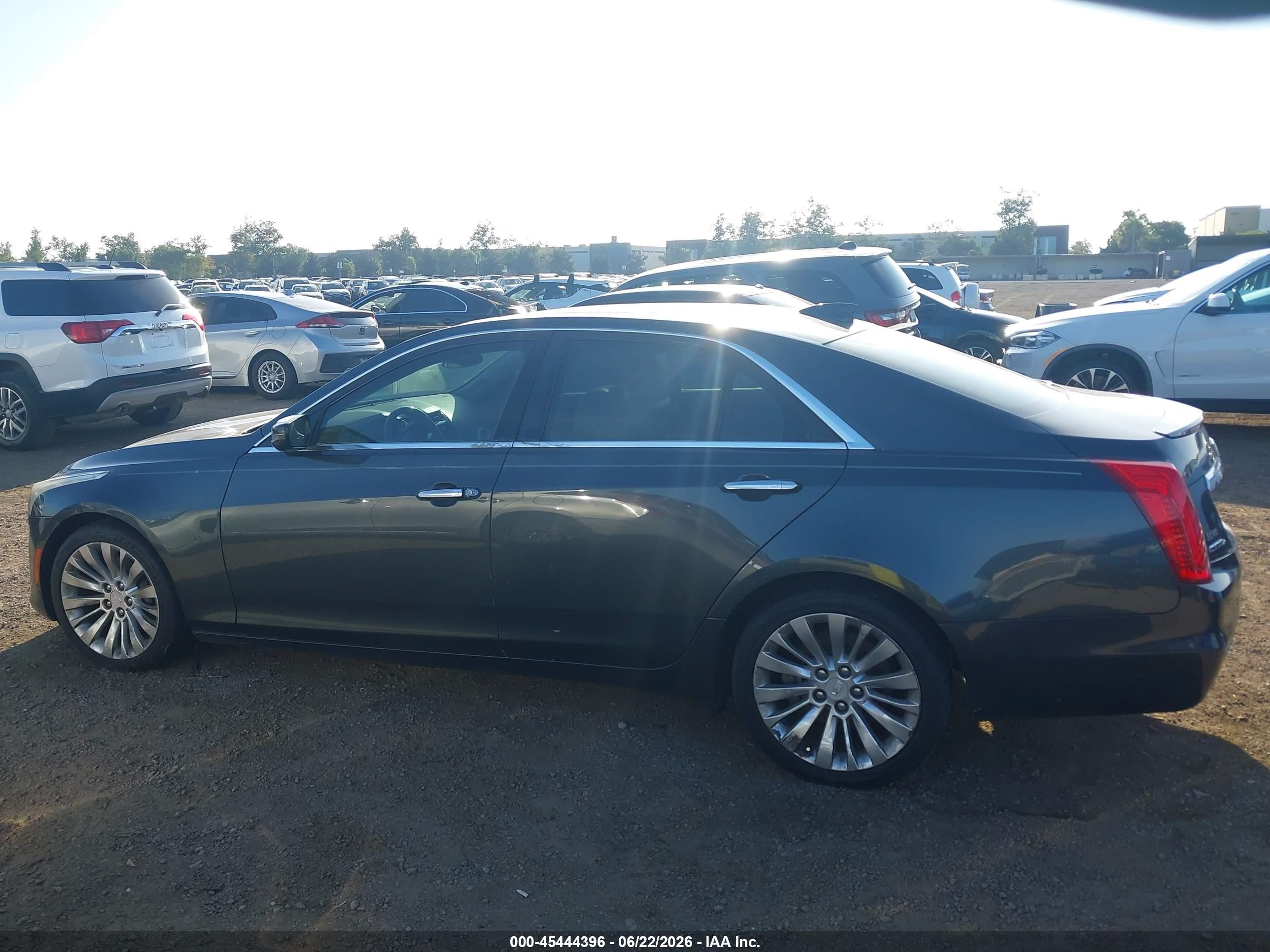 2015 Cadillac Cts Luxury Gray vin: 1G6AX5SX4F0134898