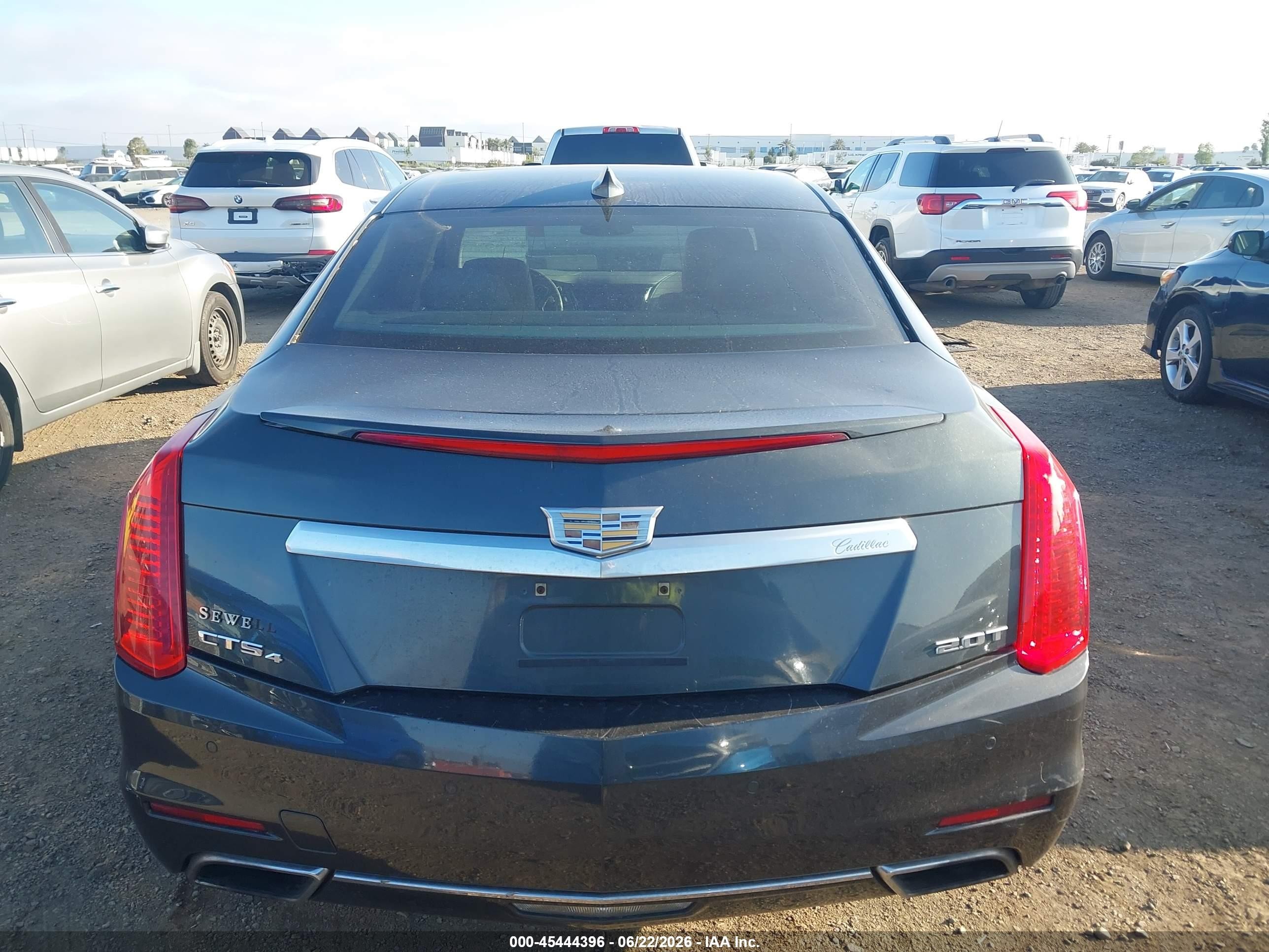 2015 Cadillac Cts Luxury Gray vin: 1G6AX5SX4F0134898