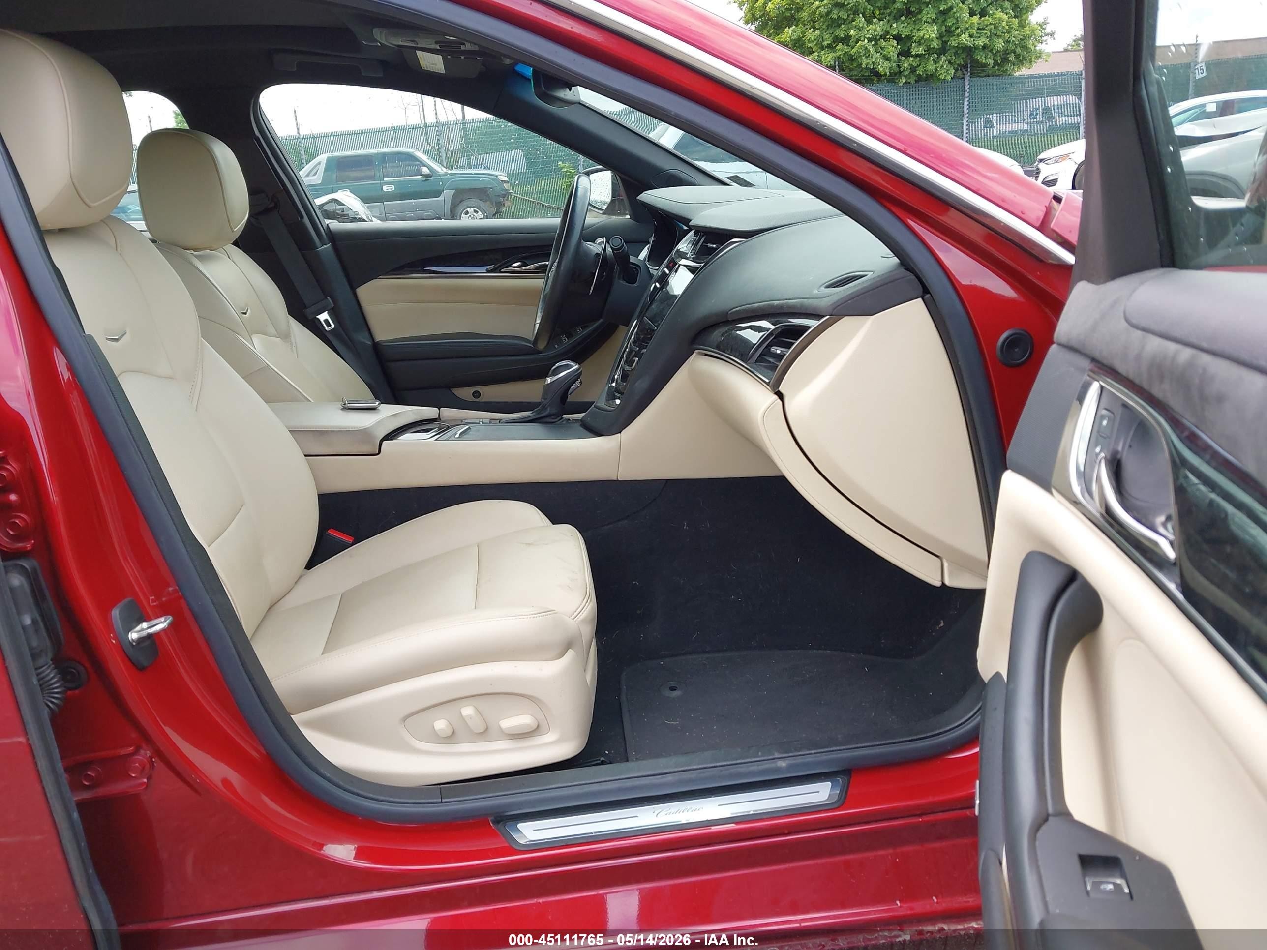2019 Cadillac Cts Luxury Red vin: 1G6AX5SX4K0134779
