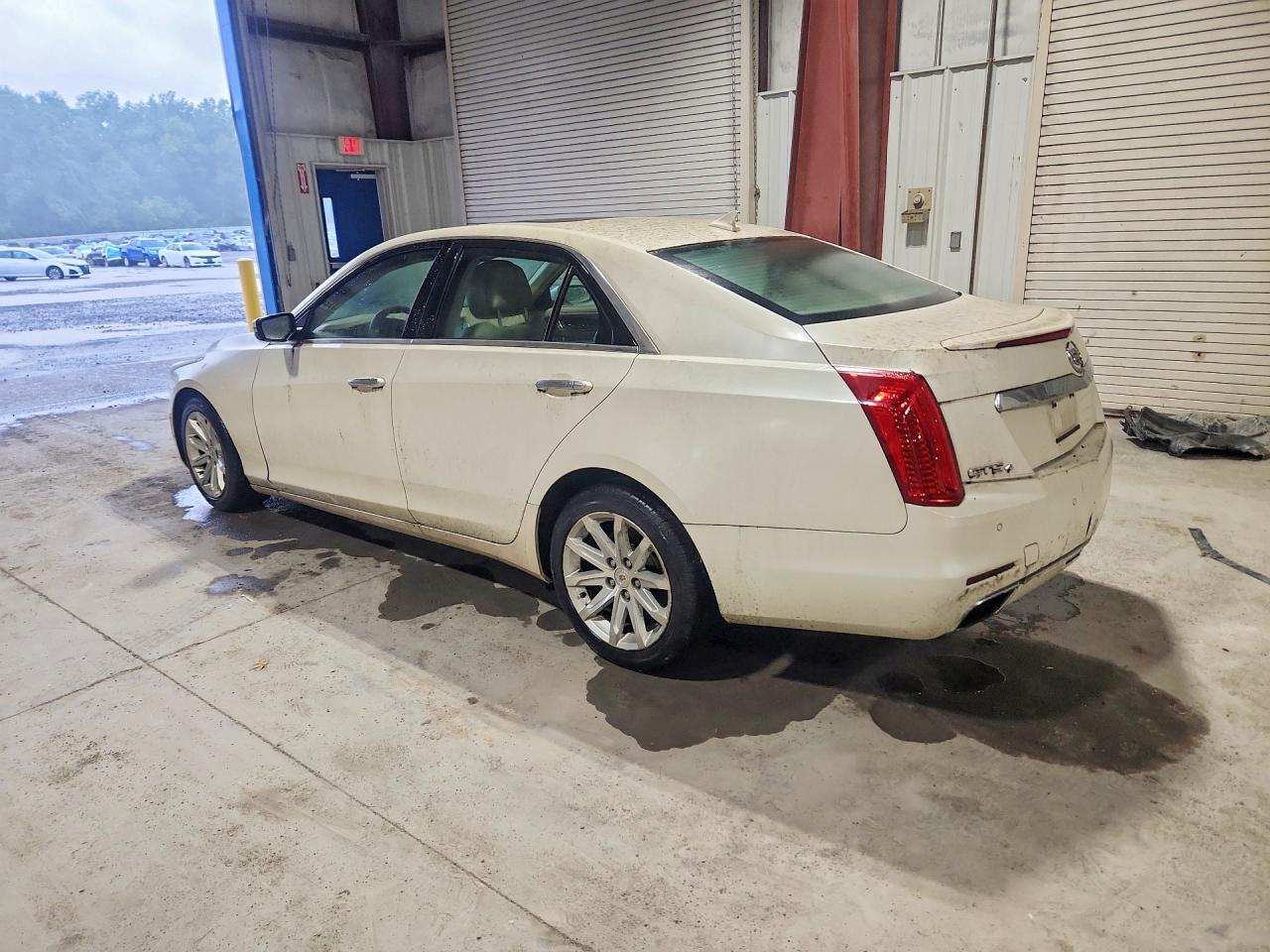 2014 Cadillac Cts Luxury Collection White vin: 1G6AX5SX5E0148307
