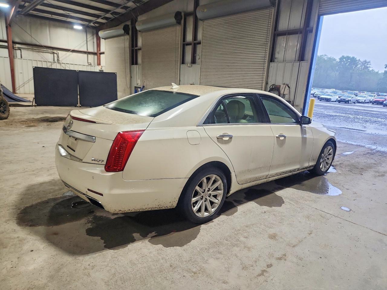 2014 Cadillac Cts Luxury Collection White vin: 1G6AX5SX5E0148307