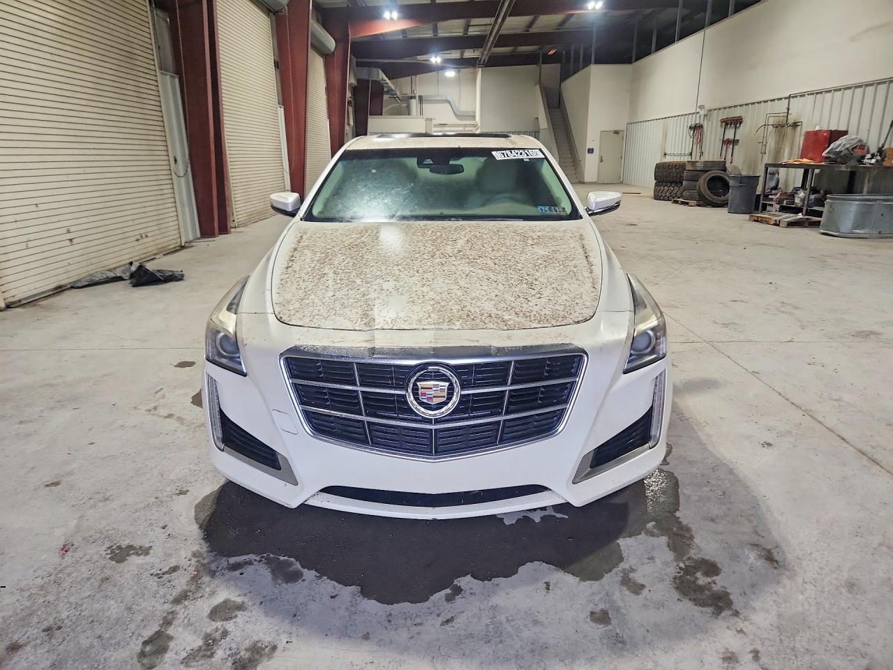 2014 Cadillac Cts Luxury Collection White vin: 1G6AX5SX5E0148307