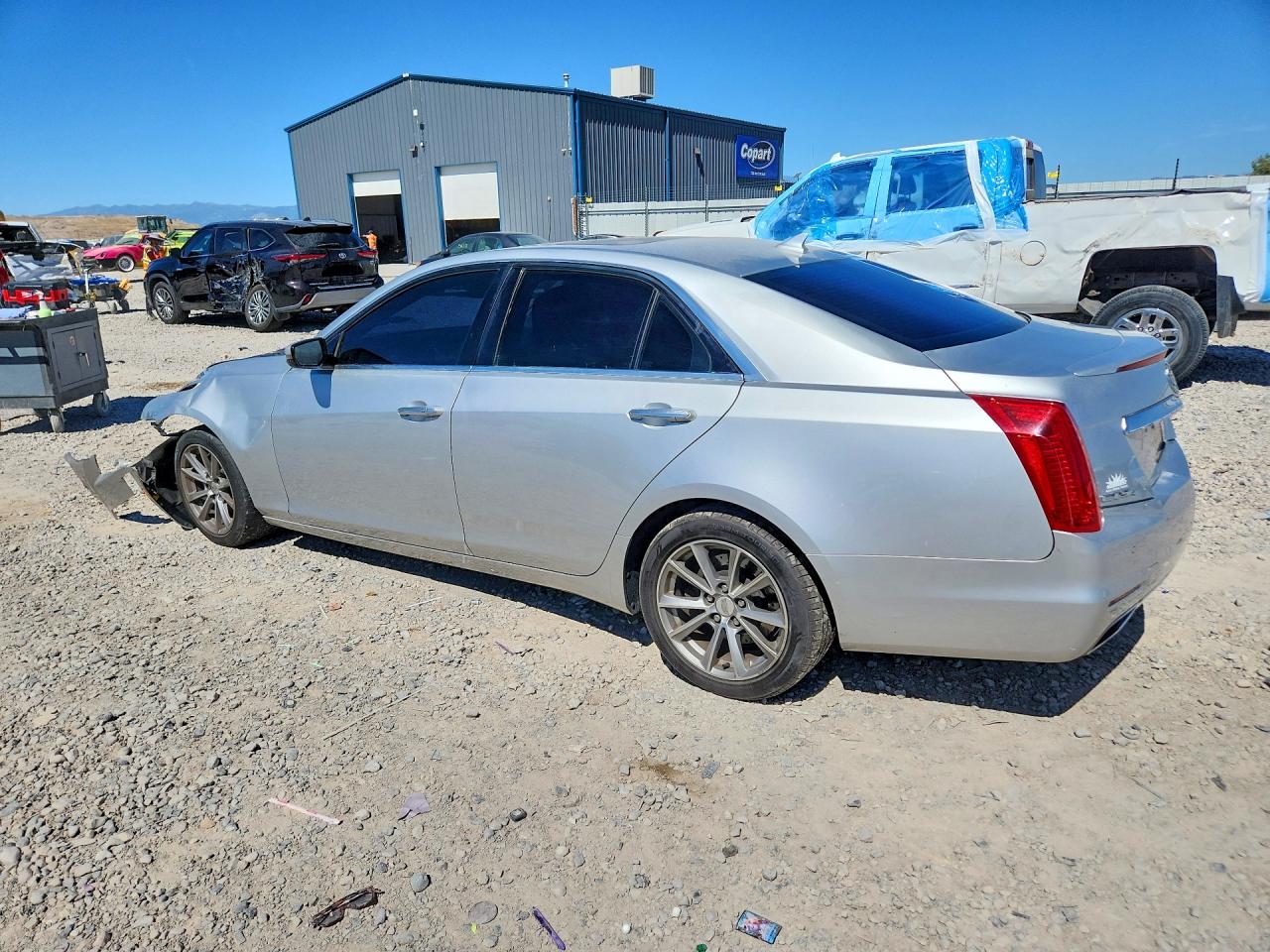 2014 Cadillac Cts Luxury Collection Silver vin: 1G6AX5SX5E0167732