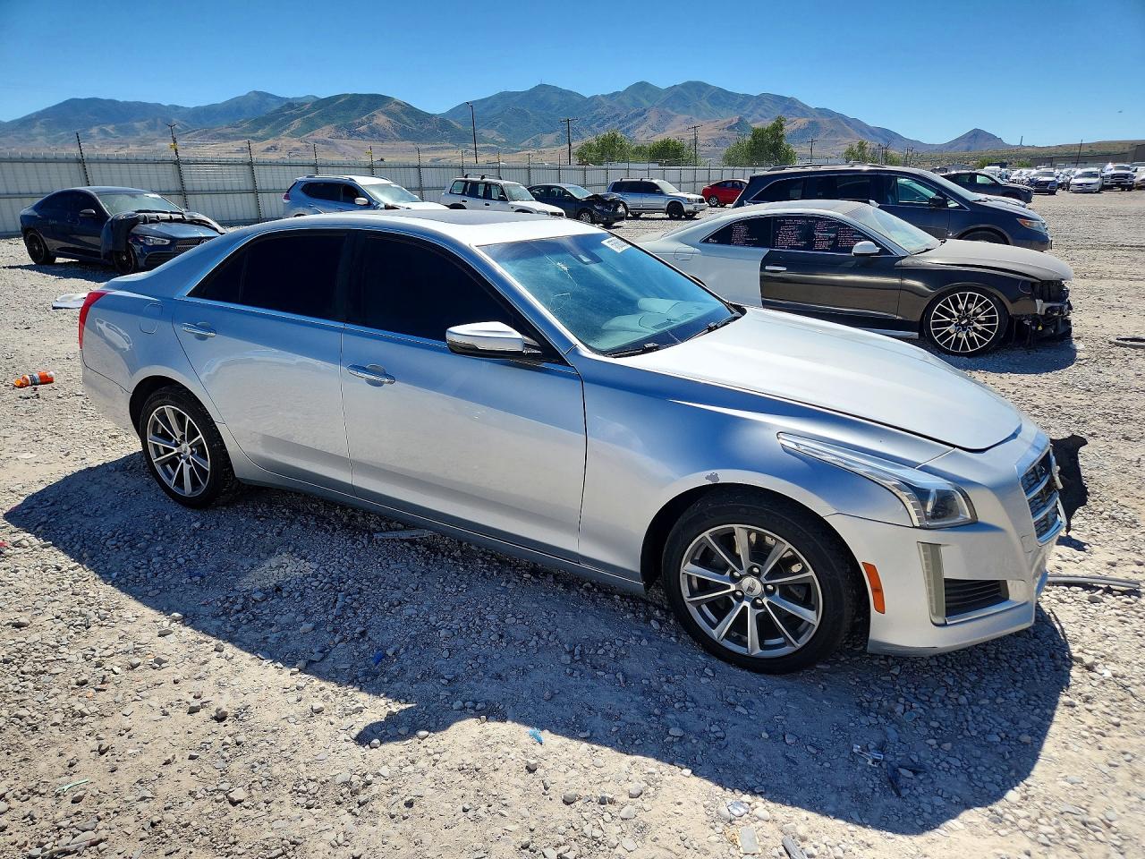 2014 Cadillac Cts Luxury Collection Silver vin: 1G6AX5SX5E0167732