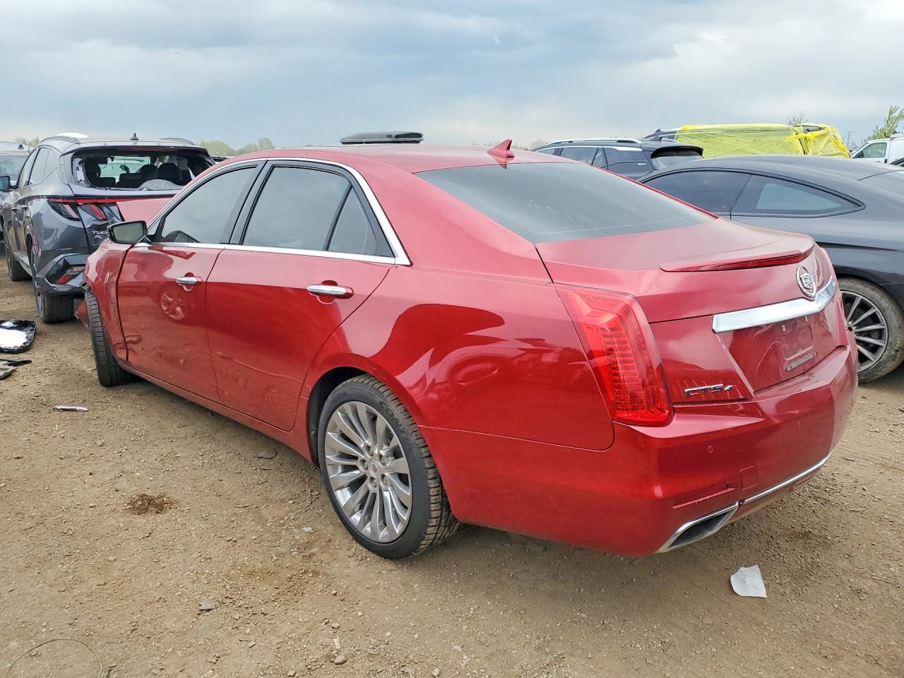 2014 Cadillac Cts Luxury Collection Red vin: 1G6AX5SX5E0175913