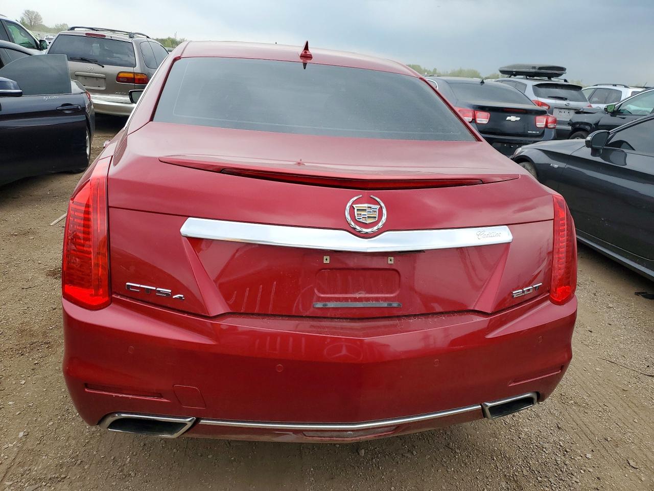 2014 Cadillac Cts Luxury Collection Red vin: 1G6AX5SX5E0175913