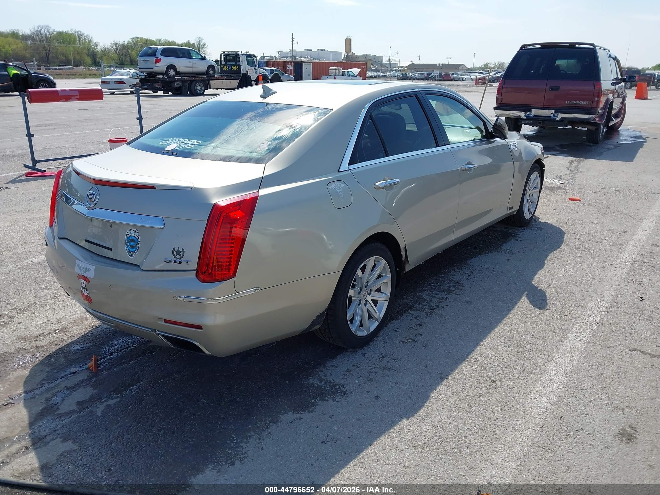 2014 Cadillac Cts Luxury Gold vin: 1G6AX5SX5E0191562