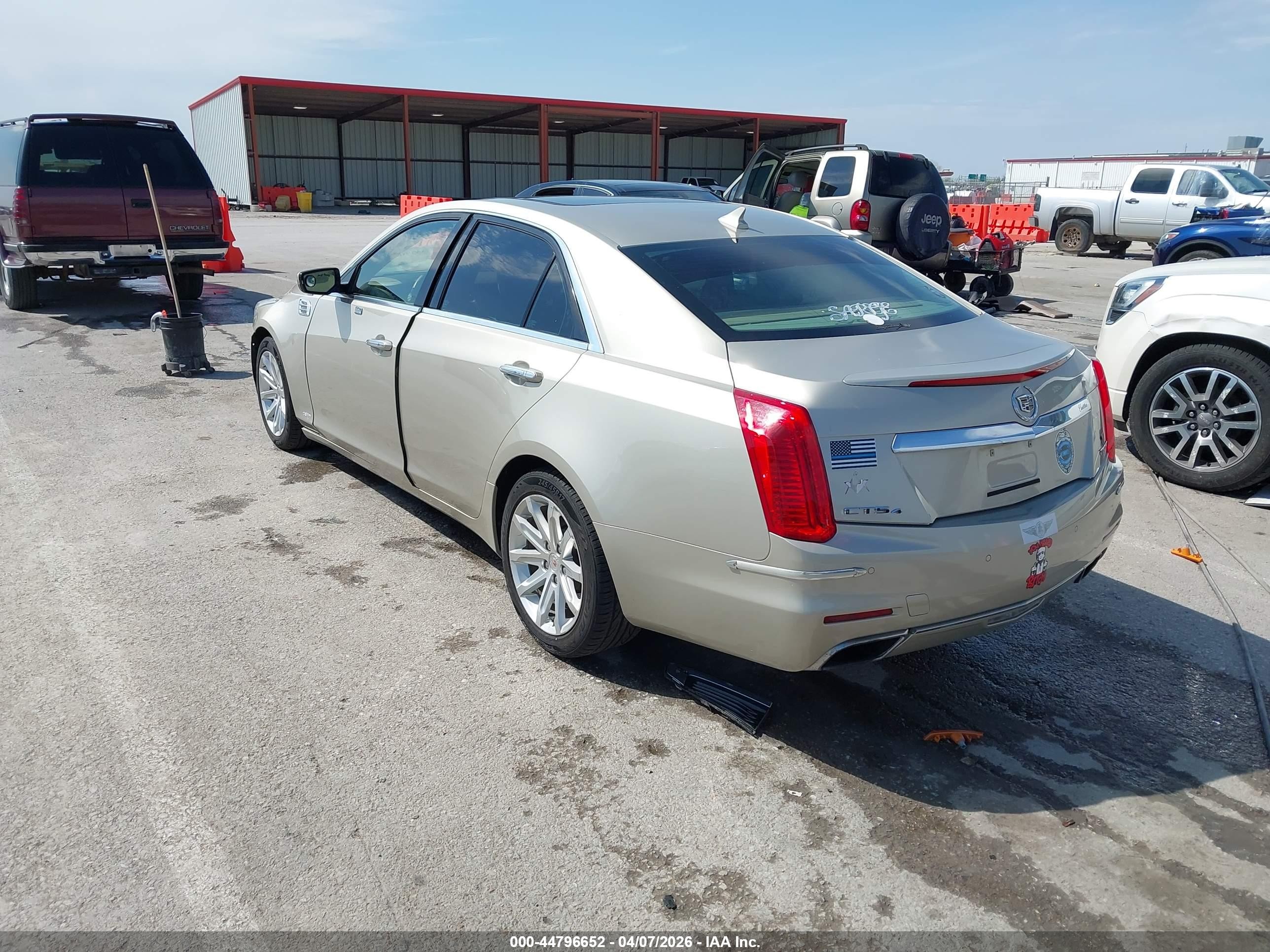 2014 Cadillac Cts Luxury Gold vin: 1G6AX5SX5E0191562