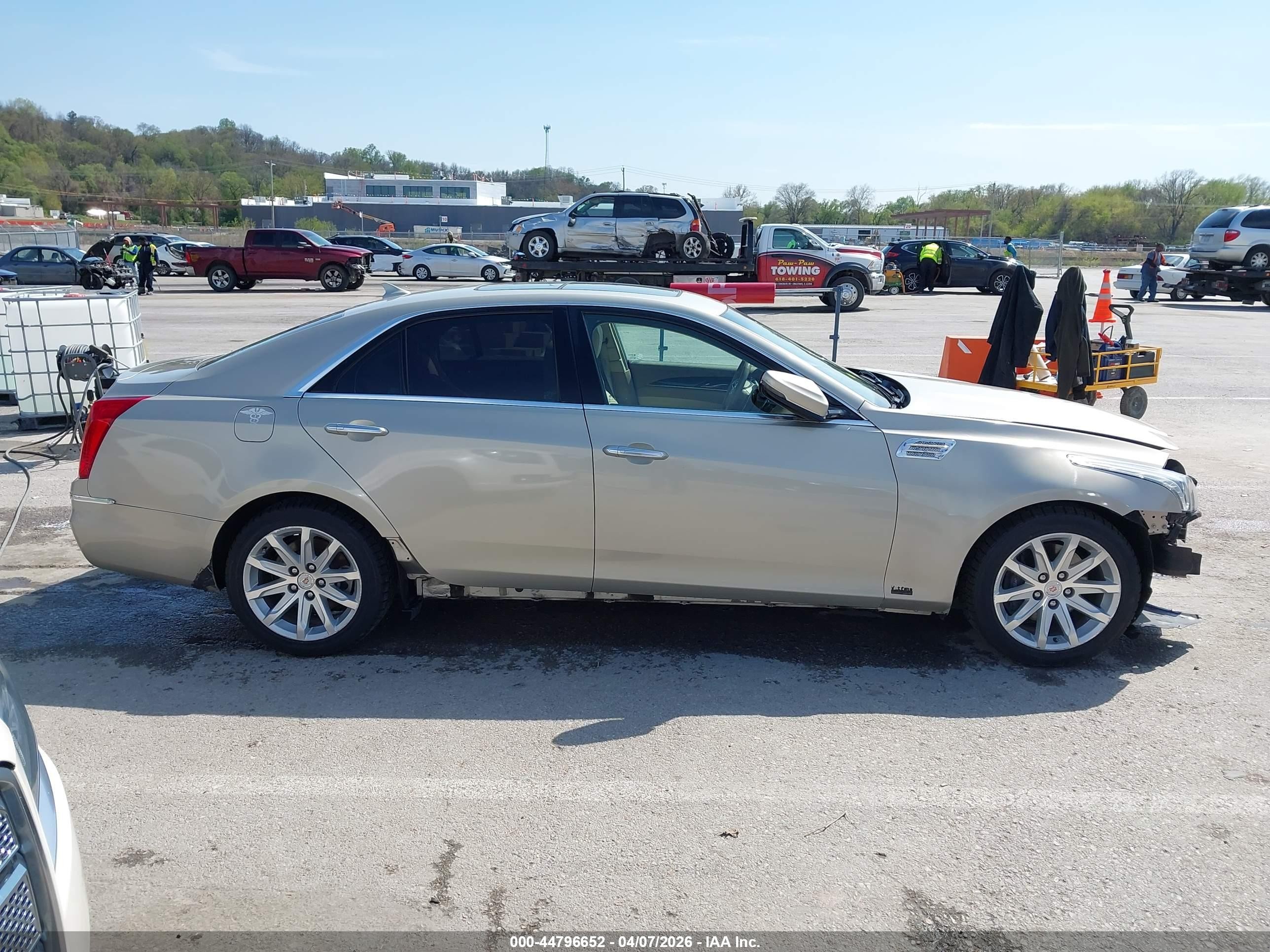 2014 Cadillac Cts Luxury Gold vin: 1G6AX5SX5E0191562