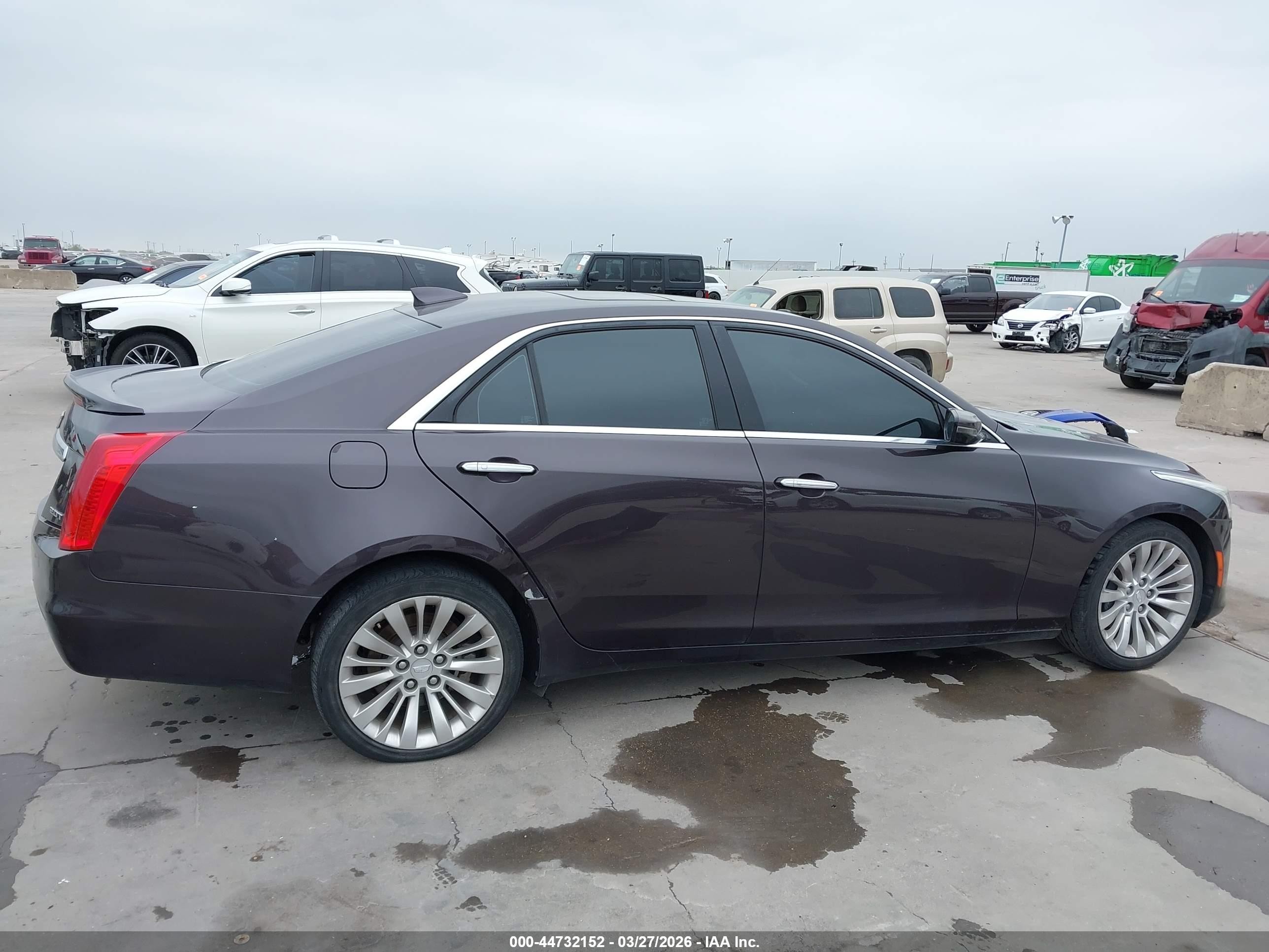 2015 Cadillac Cts Luxury Gray vin: 1G6AX5SX5F0133811