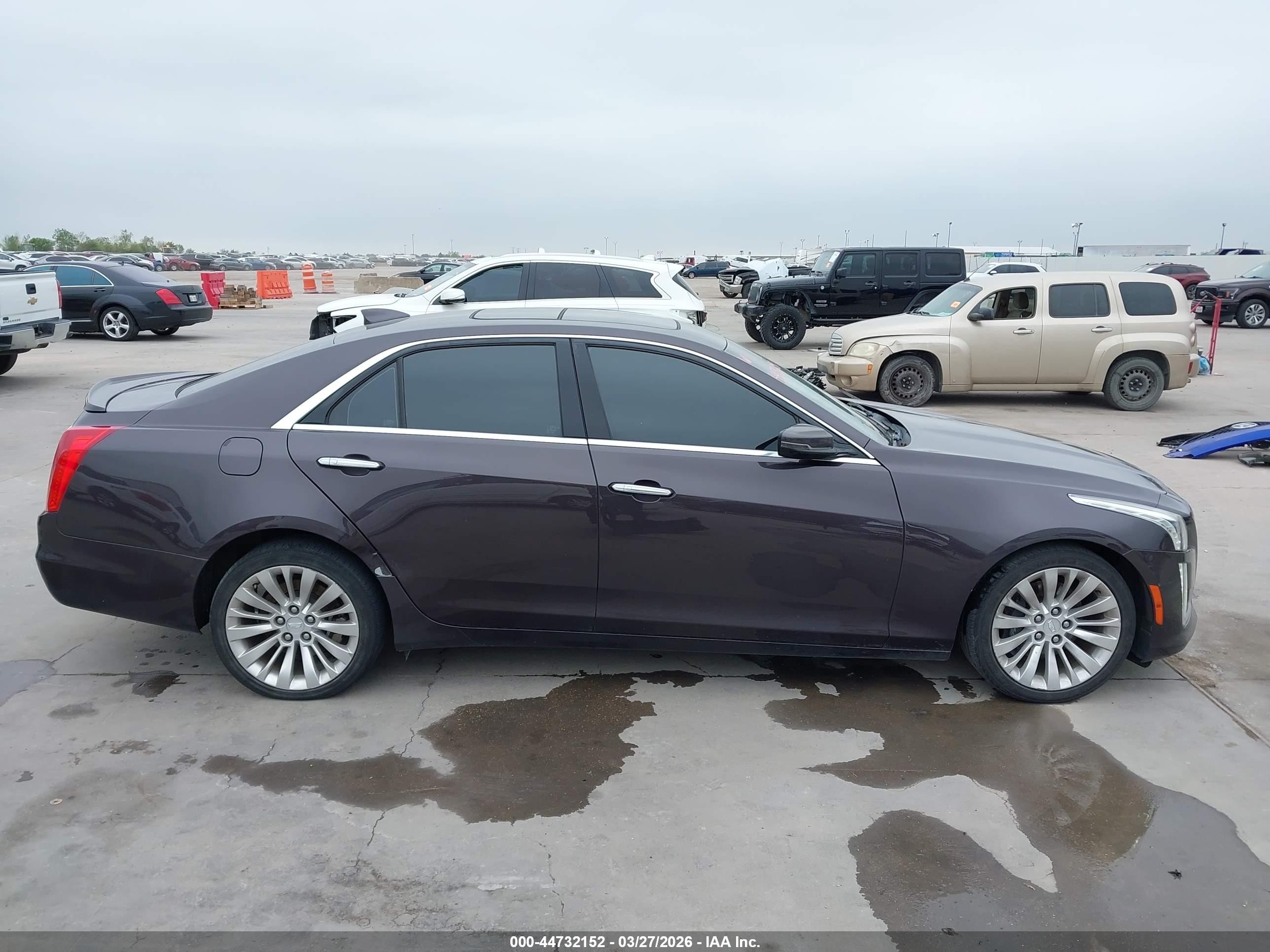 2015 Cadillac Cts Luxury Gray vin: 1G6AX5SX5F0133811
