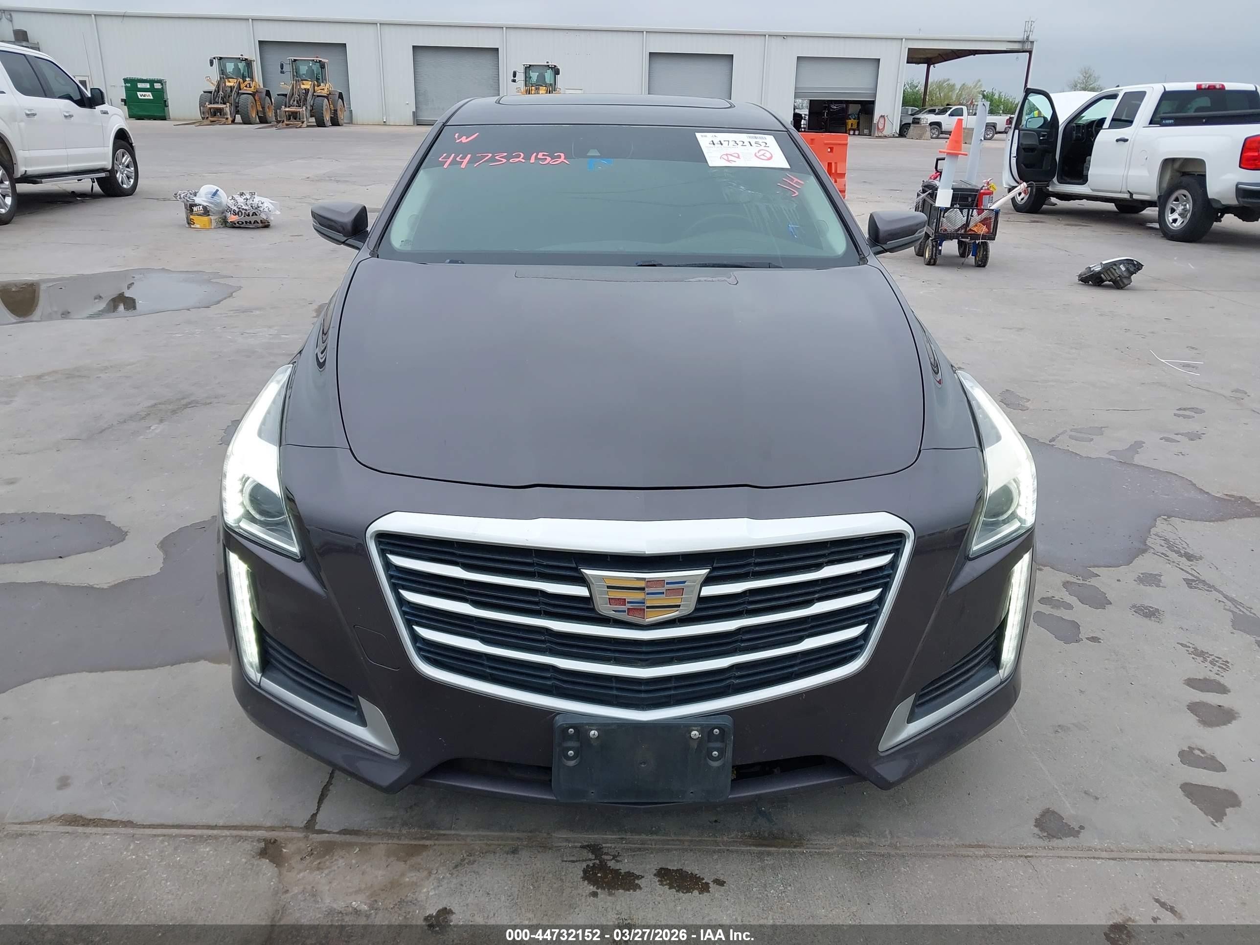 2015 Cadillac Cts Luxury Gray vin: 1G6AX5SX5F0133811