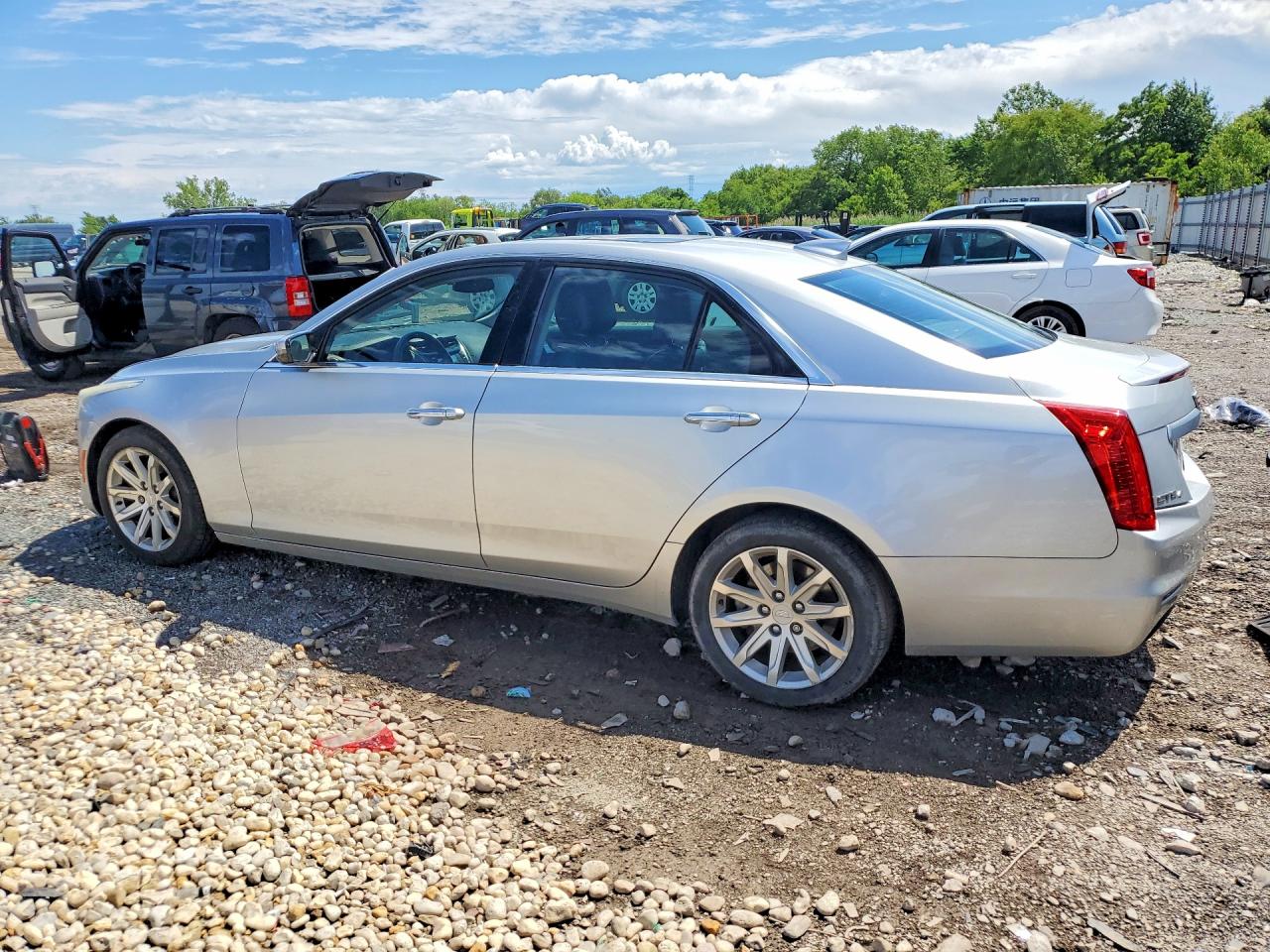 2015 Cadillac Cts Luxury Collection Silver vin: 1G6AX5SX5F0136191