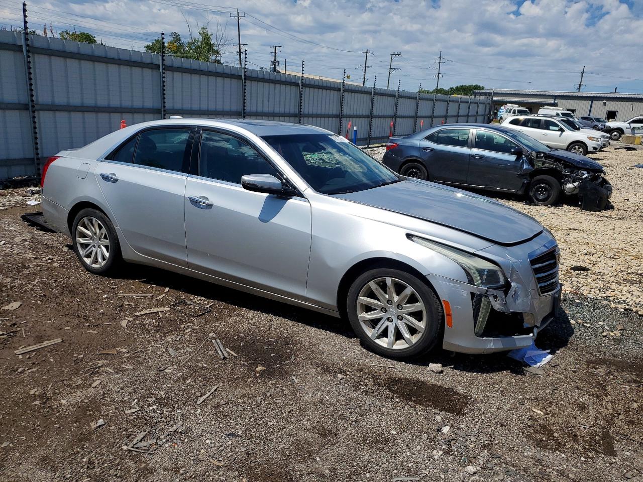 2015 Cadillac Cts Luxury Collection Silver vin: 1G6AX5SX5F0136191