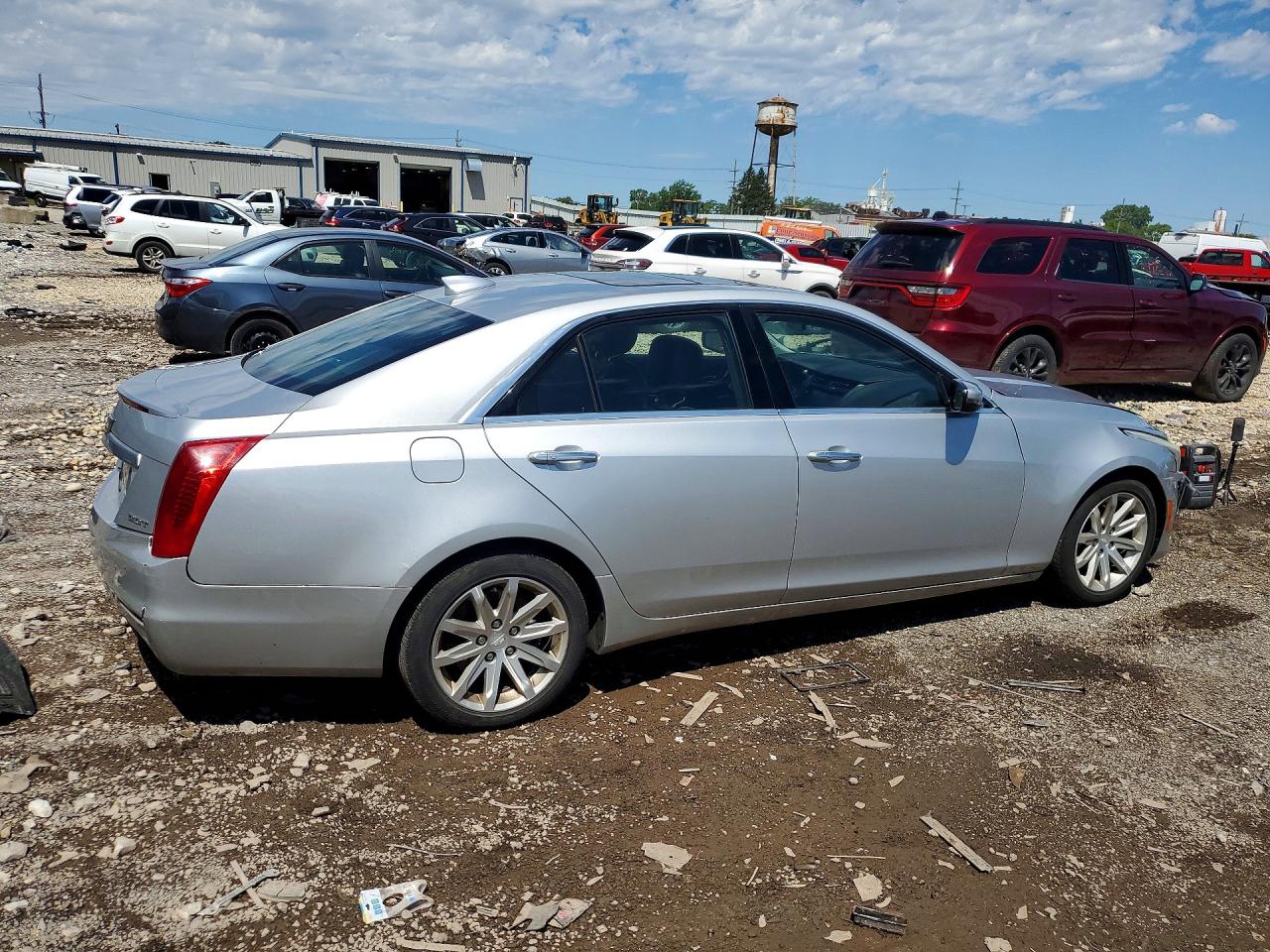 2015 Cadillac Cts Luxury Collection Silver vin: 1G6AX5SX5F0136191