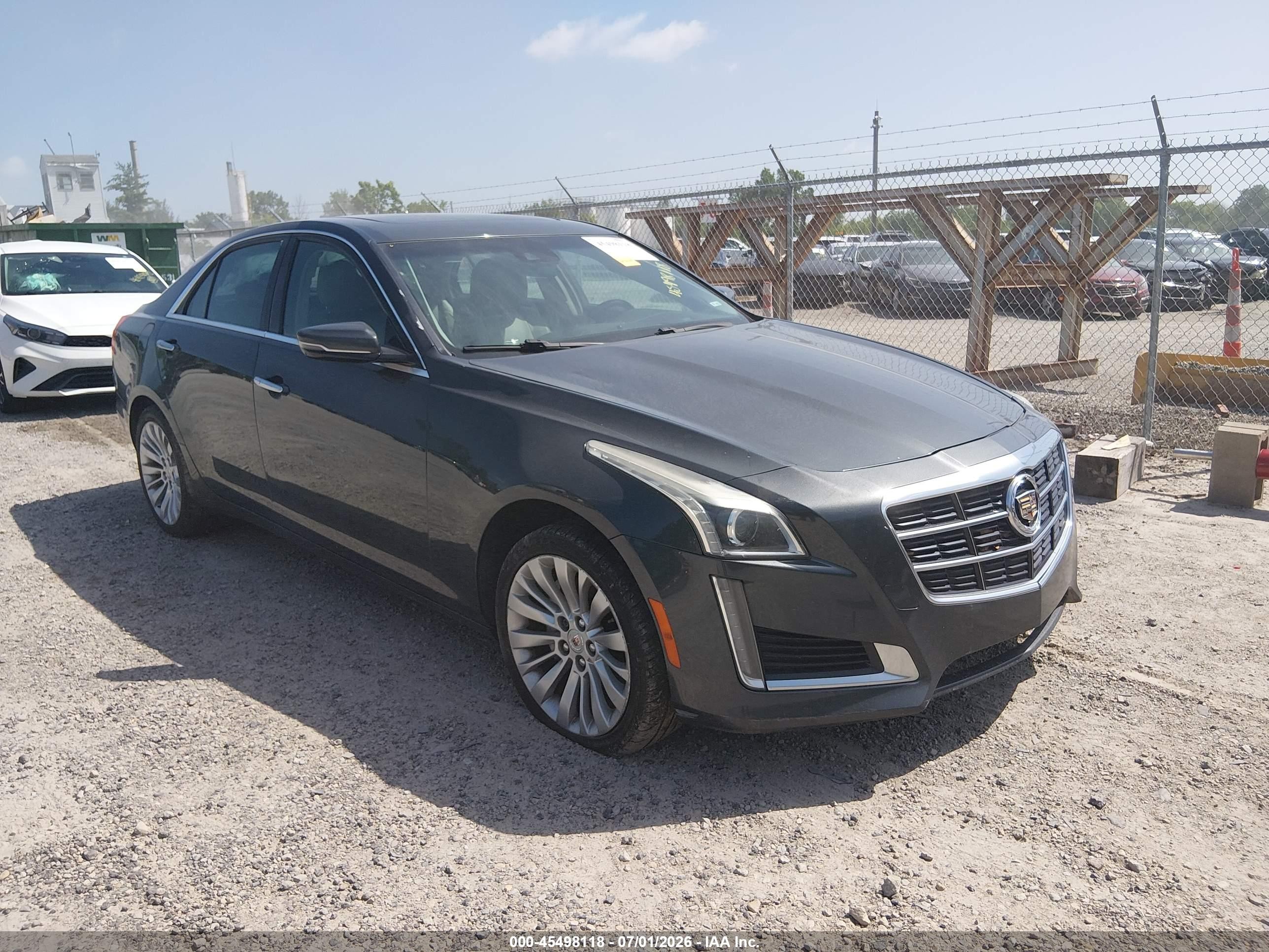 2014 Cadillac Cts Luxury Серый vin: 1G6AX5SX6E0118054