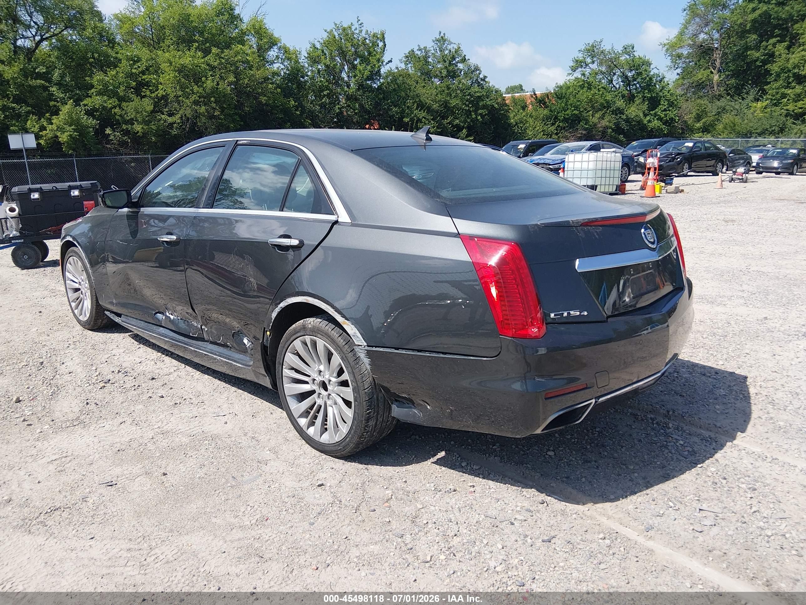 2014 Cadillac Cts Luxury Gray vin: 1G6AX5SX6E0118054