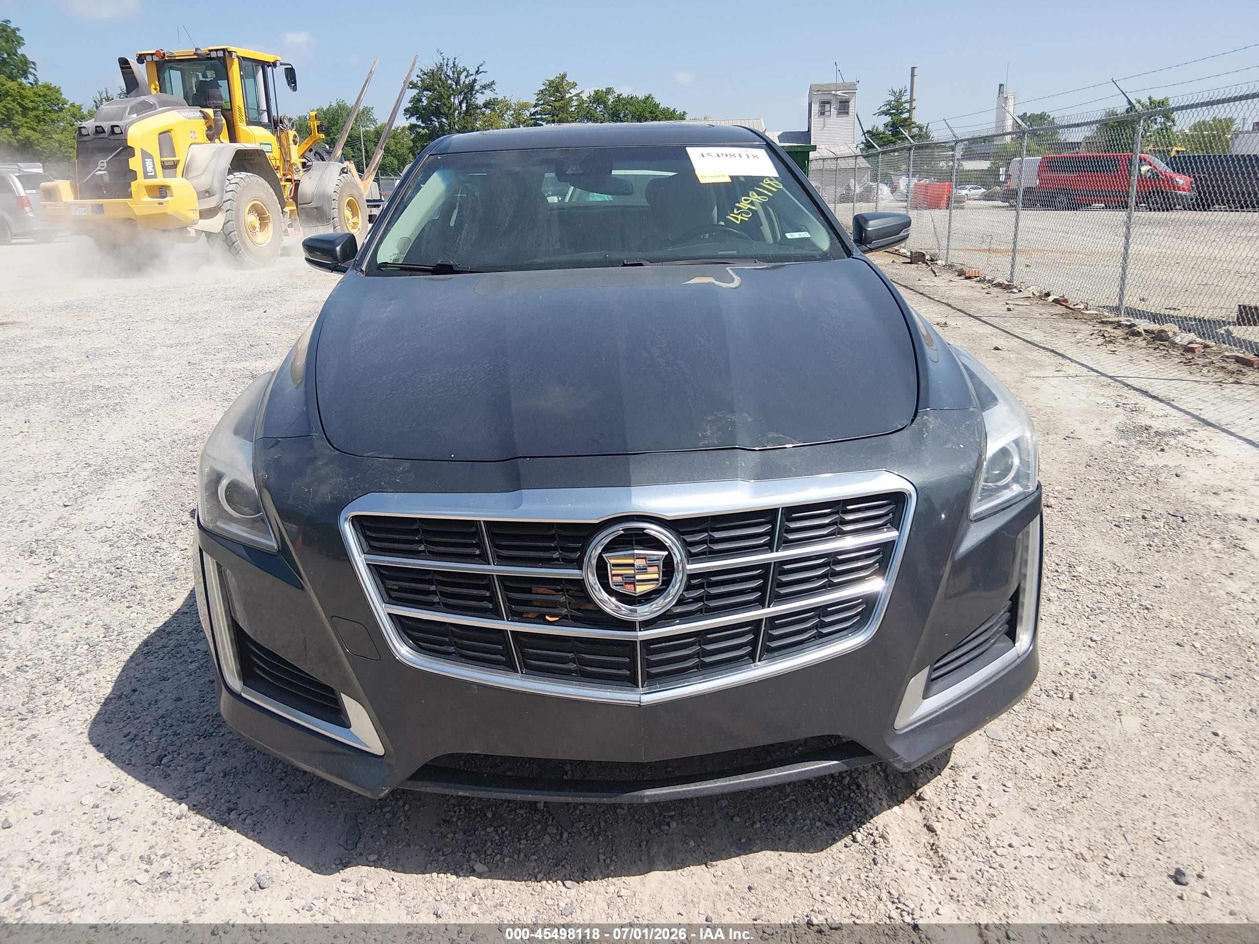 2014 Cadillac Cts Luxury Gray vin: 1G6AX5SX6E0118054