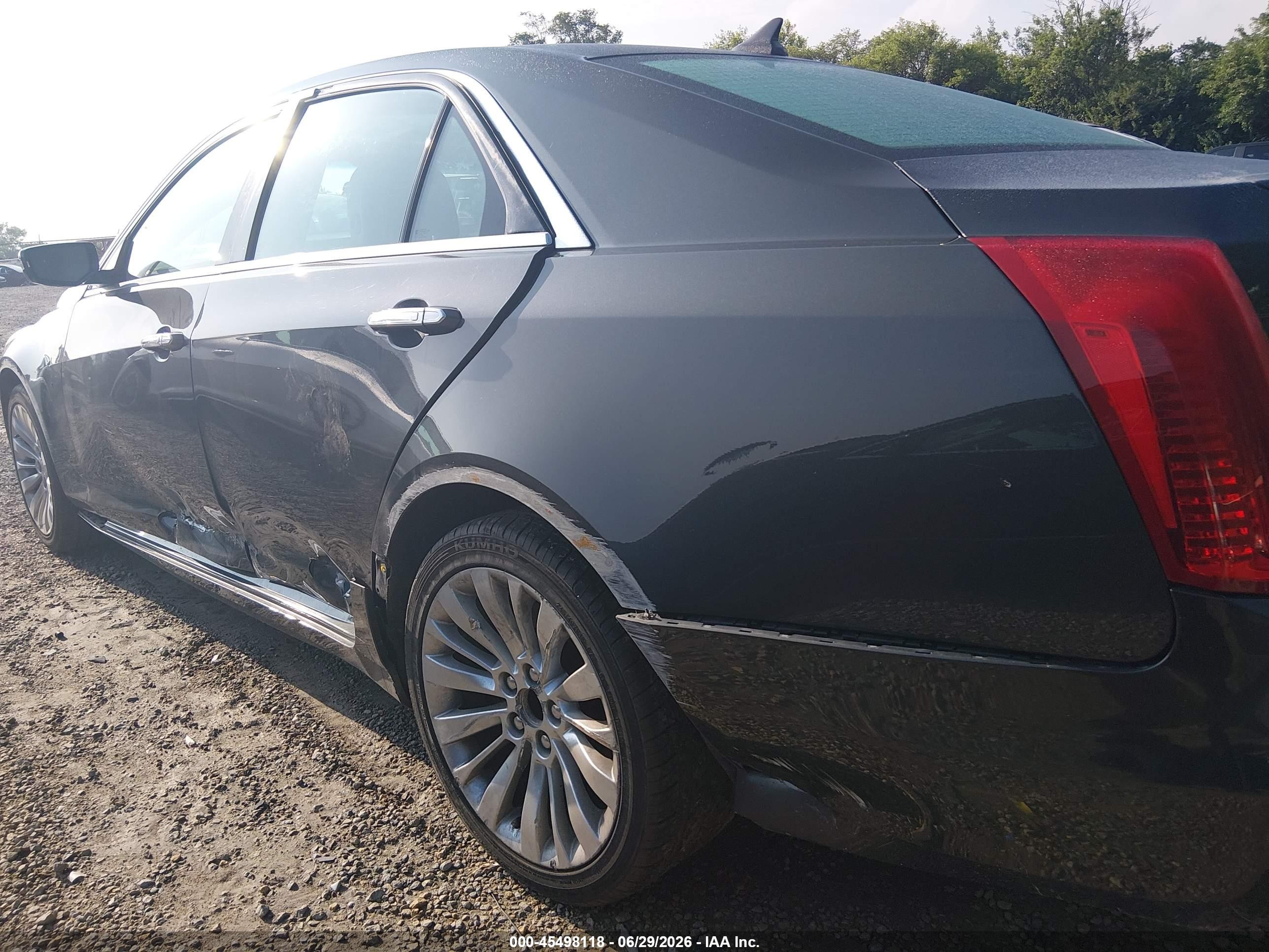 2014 Cadillac Cts Luxury Gray vin: 1G6AX5SX6E0118054