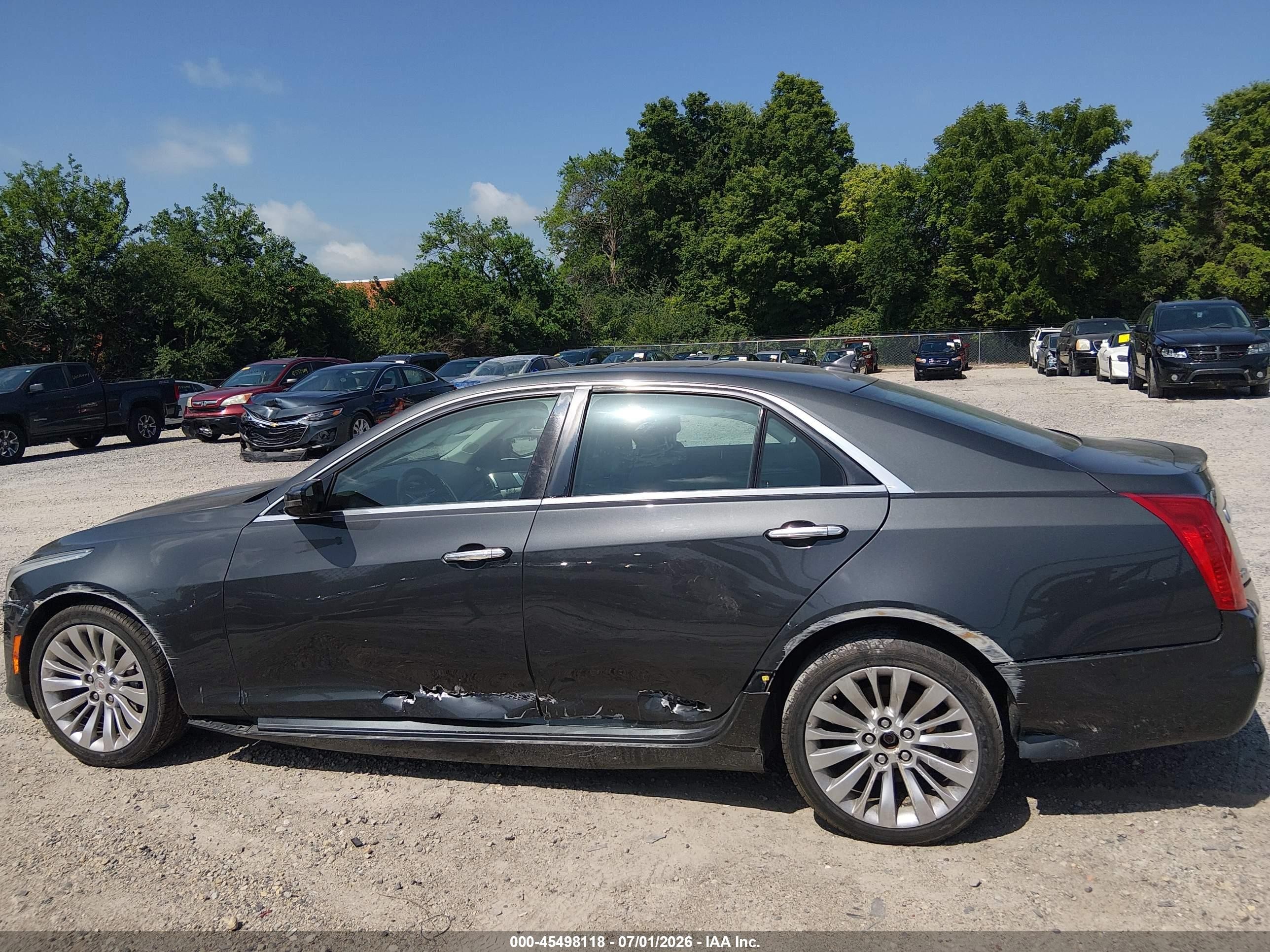 2014 Cadillac Cts Luxury Gray vin: 1G6AX5SX6E0118054