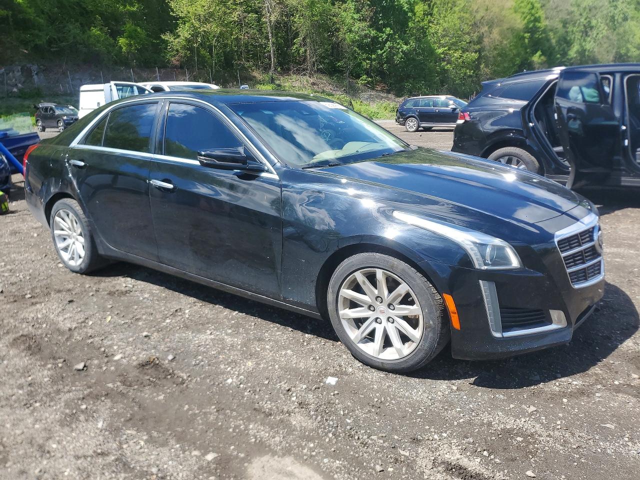 2014 Cadillac Cts Luxury Collection Black vin: 1G6AX5SX6E0190890