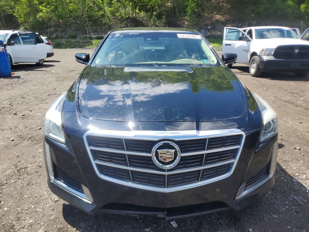 2014 Cadillac Cts Luxury Collection Black vin: 1G6AX5SX6E0190890