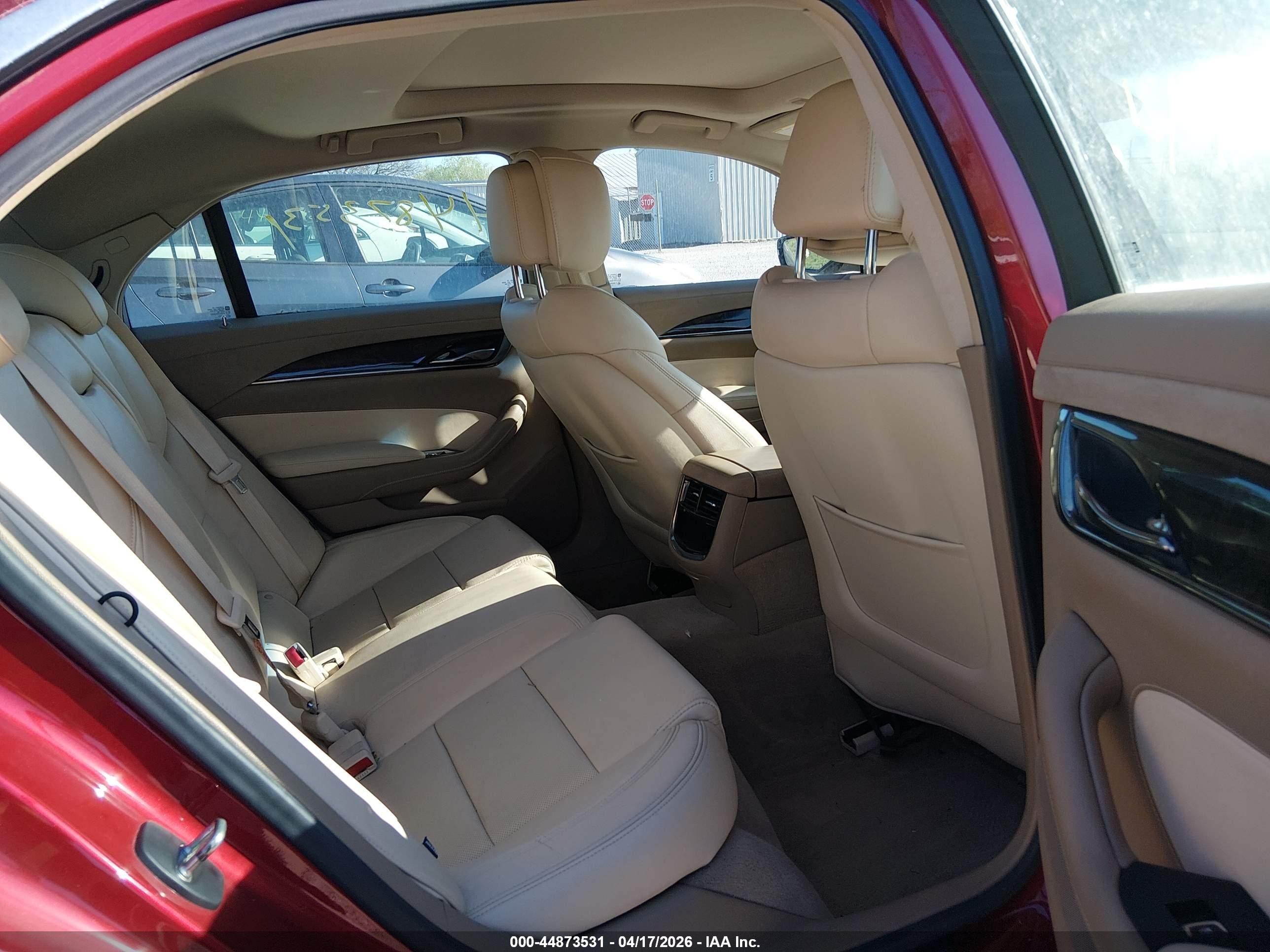 2014 Cadillac Cts Luxury Red vin: 1G6AX5SX6E0196513