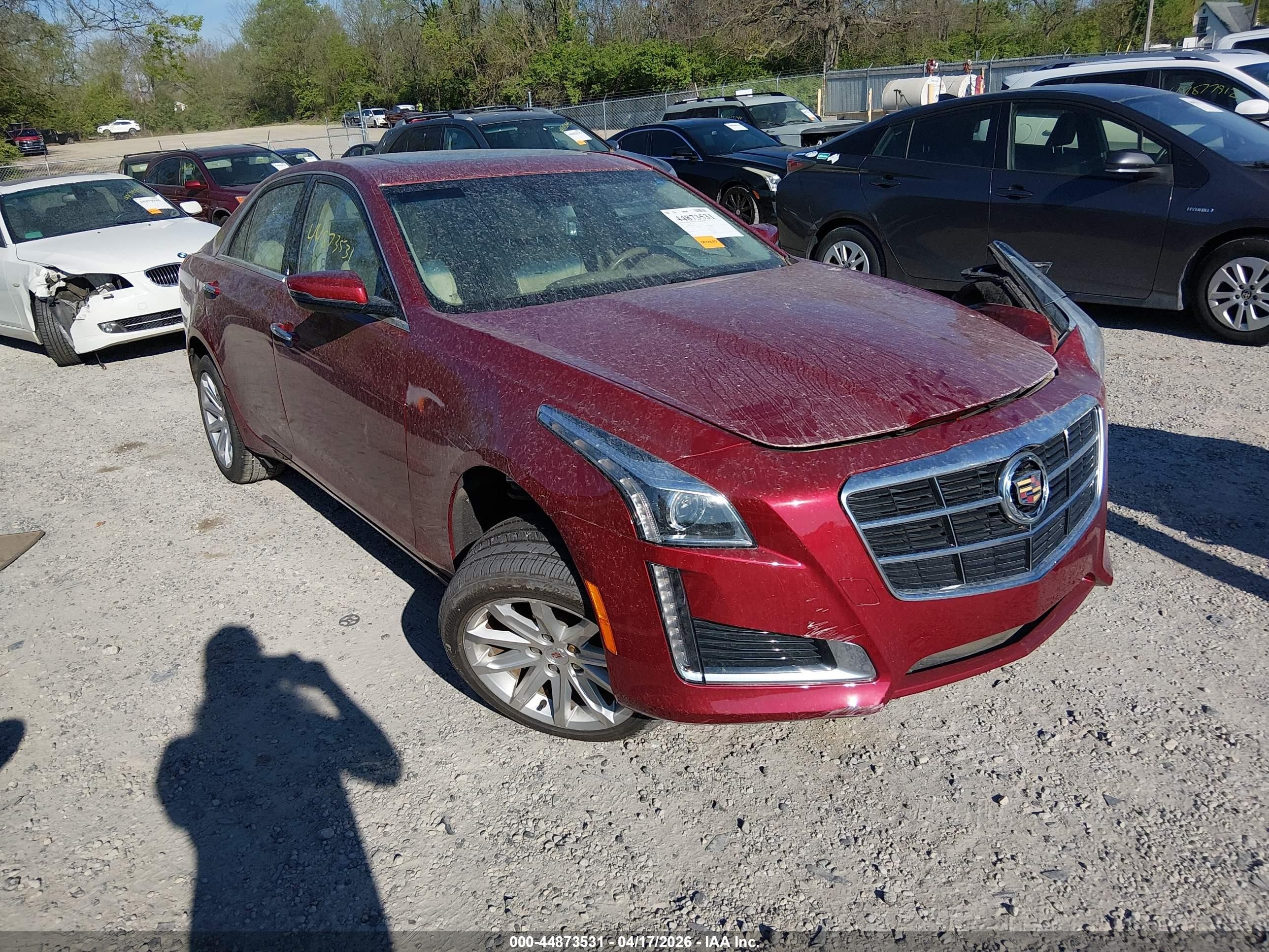 2014 Cadillac Cts Luxury Red vin: 1G6AX5SX6E0196513