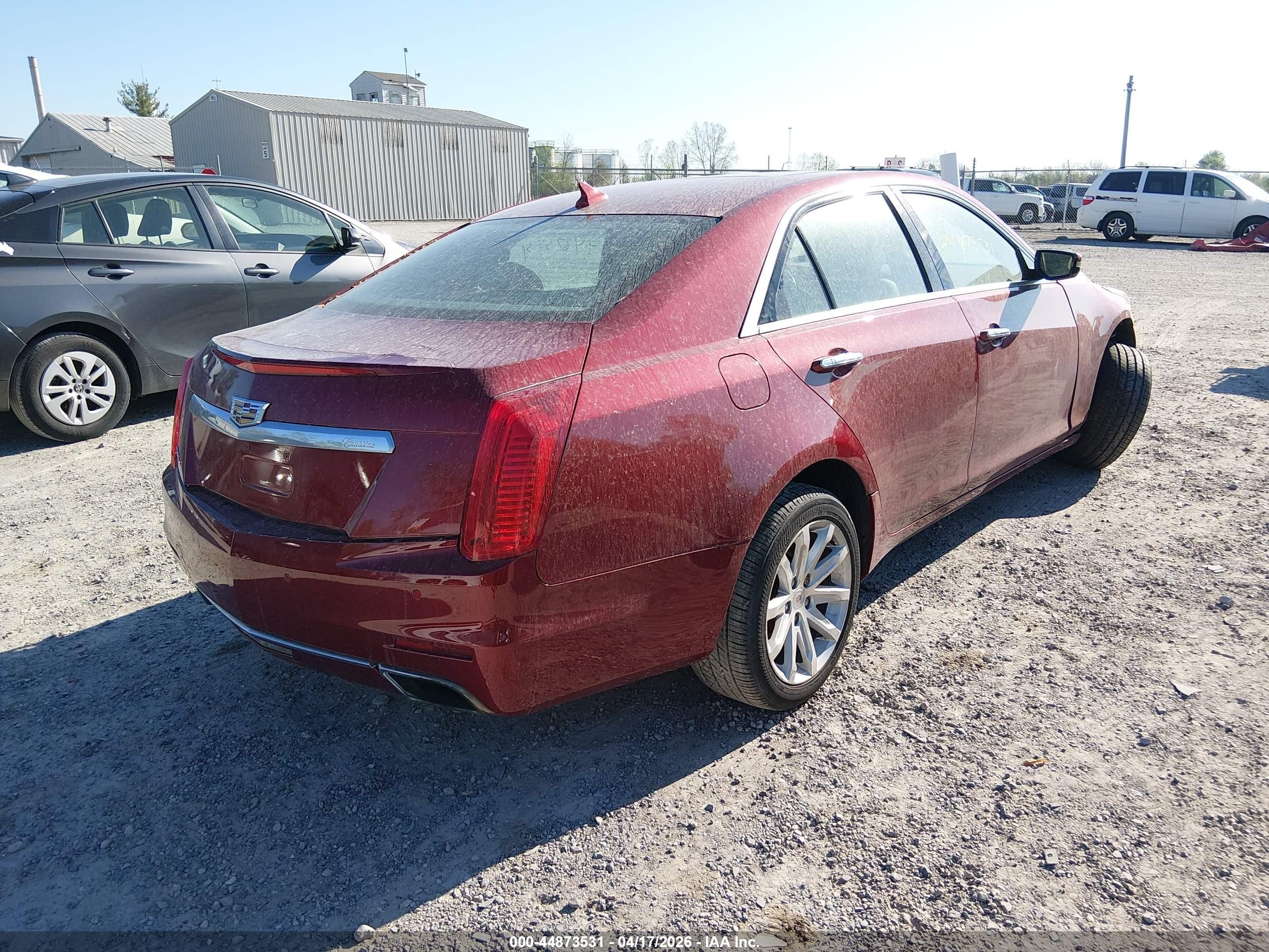 2014 Cadillac Cts Luxury Red vin: 1G6AX5SX6E0196513