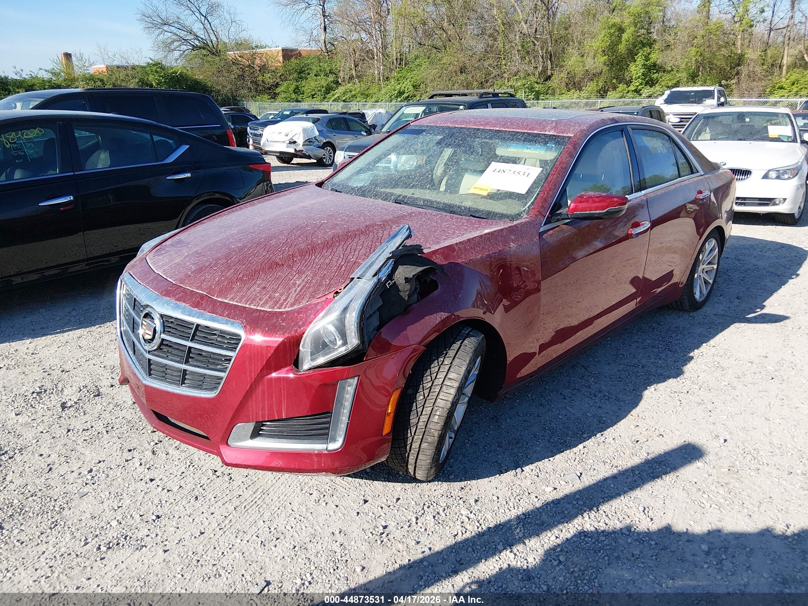 2014 Cadillac Cts Luxury Red vin: 1G6AX5SX6E0196513