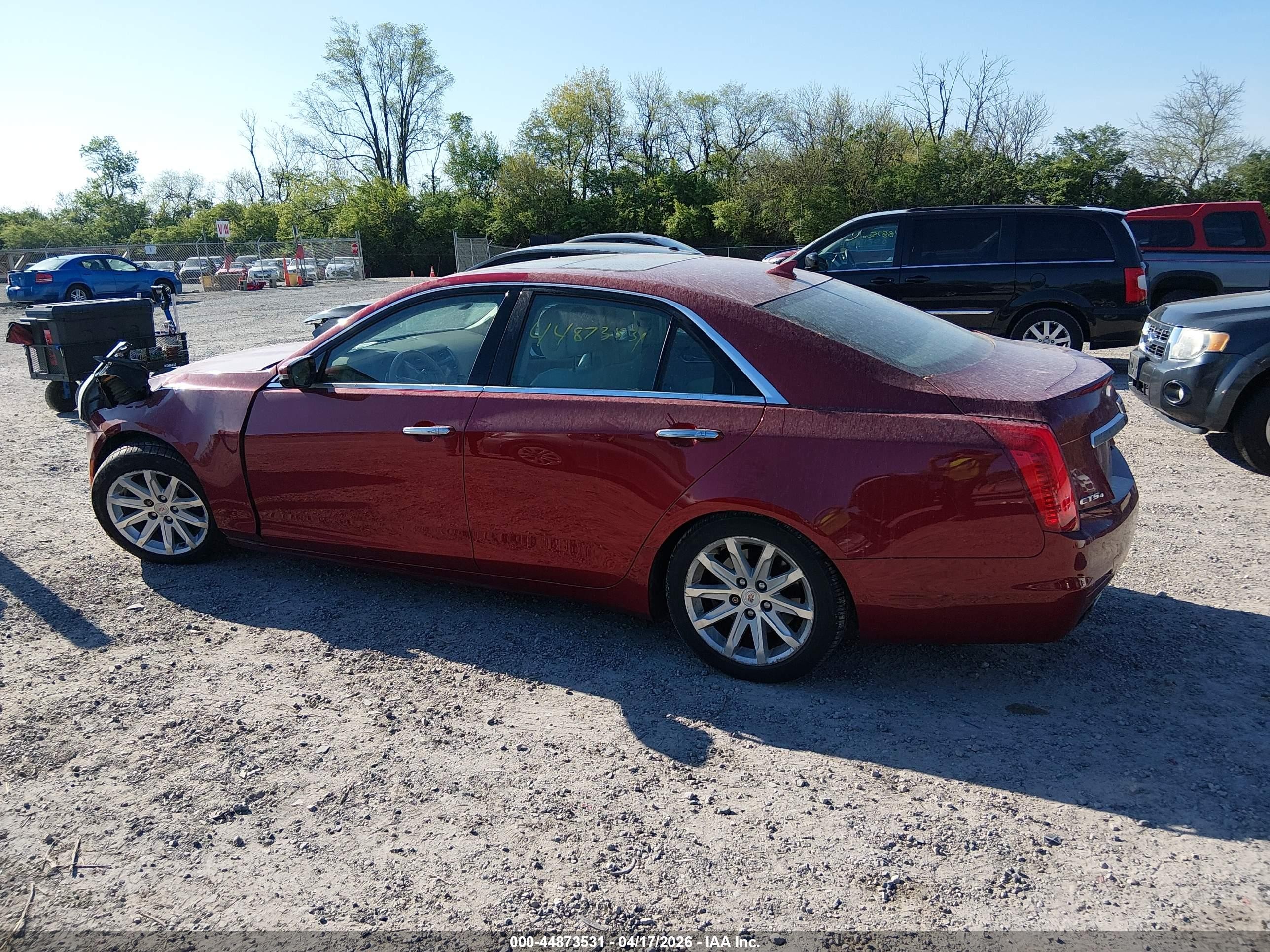 2014 Cadillac Cts Luxury Red vin: 1G6AX5SX6E0196513