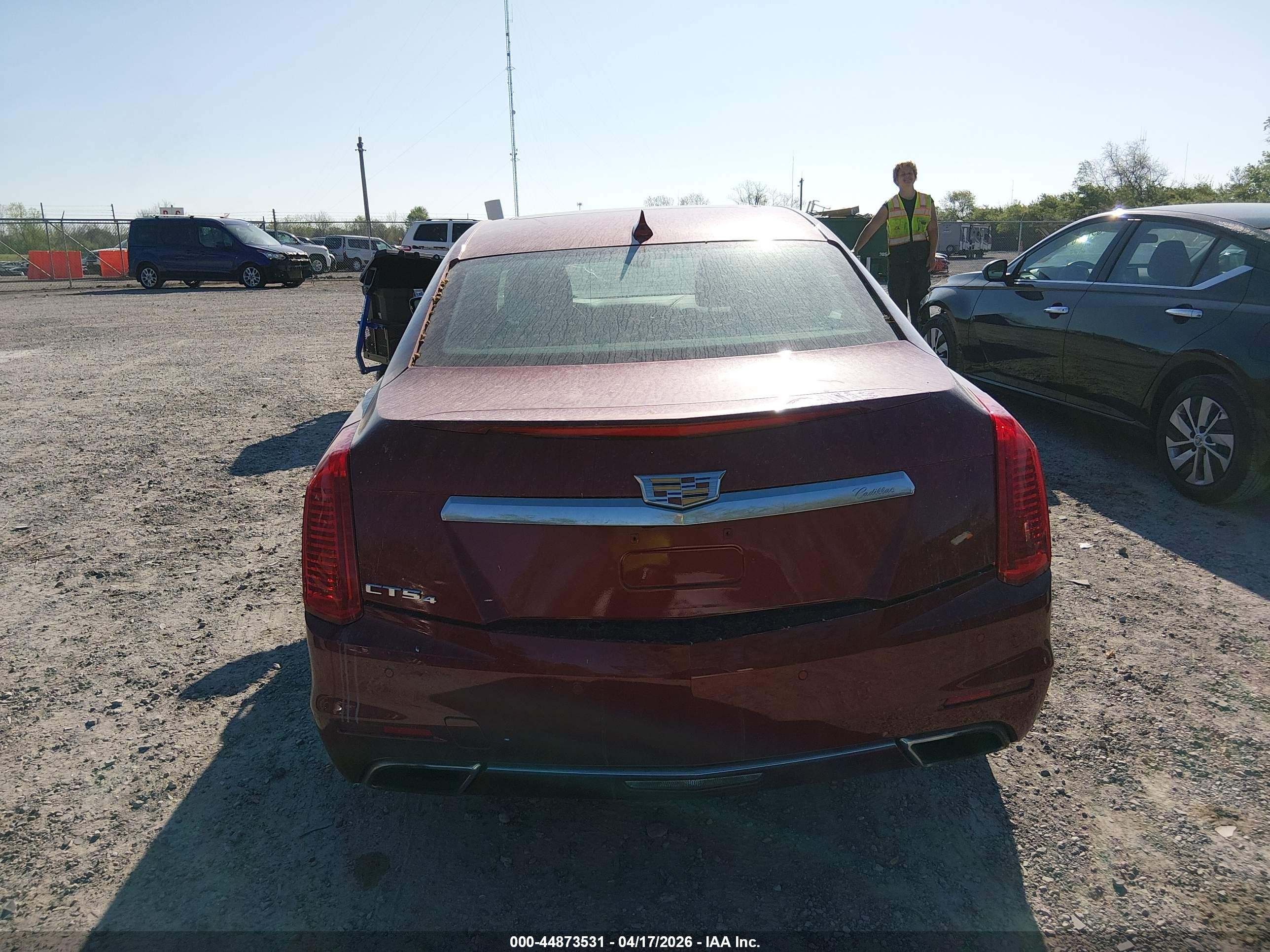 2014 Cadillac Cts Luxury Red vin: 1G6AX5SX6E0196513