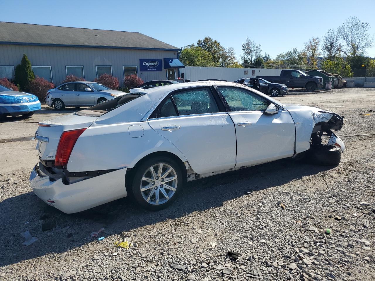 2015 Cadillac Cts Luxury Collection White vin: 1G6AX5SX6F0106620