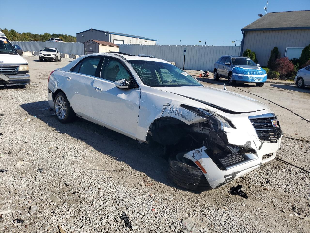 2015 Cadillac Cts Luxury Collection White vin: 1G6AX5SX6F0106620