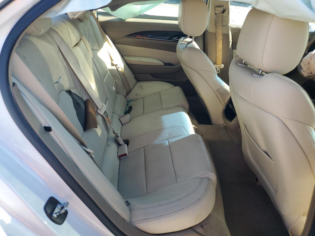 2015 Cadillac Cts Luxury Collection White vin: 1G6AX5SX6F0106620