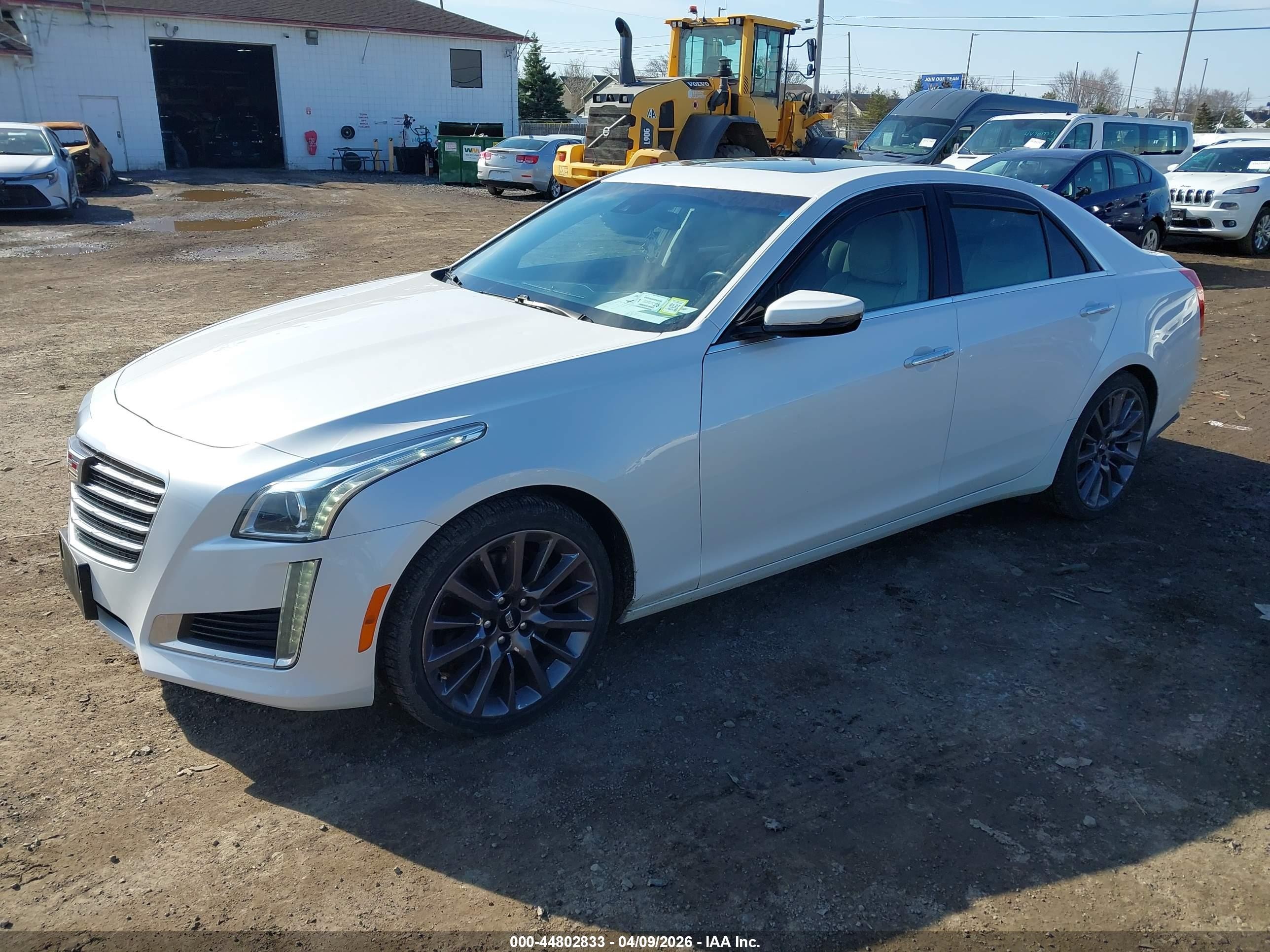 2017 Cadillac Cts Luxury Белый vin: 1G6AX5SX6H0133500